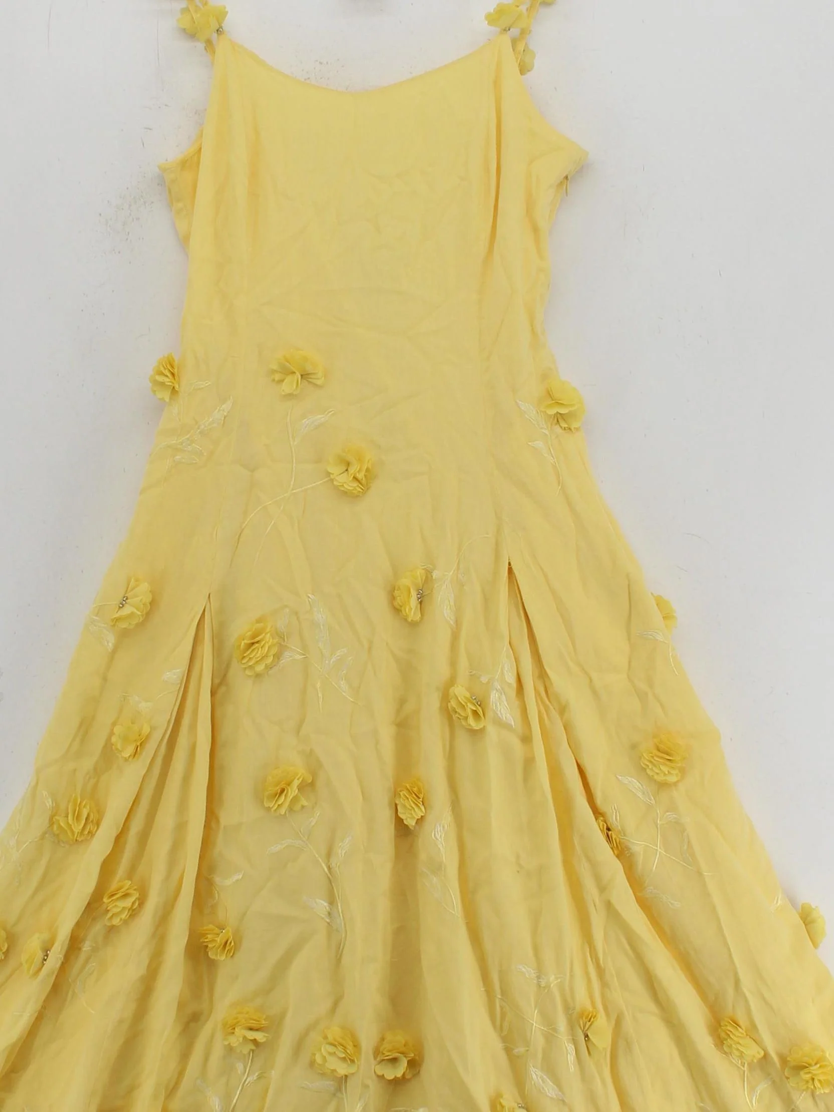 Karen Millen Maxi Dress UK8 in Yellow RRP £329 - Image 3