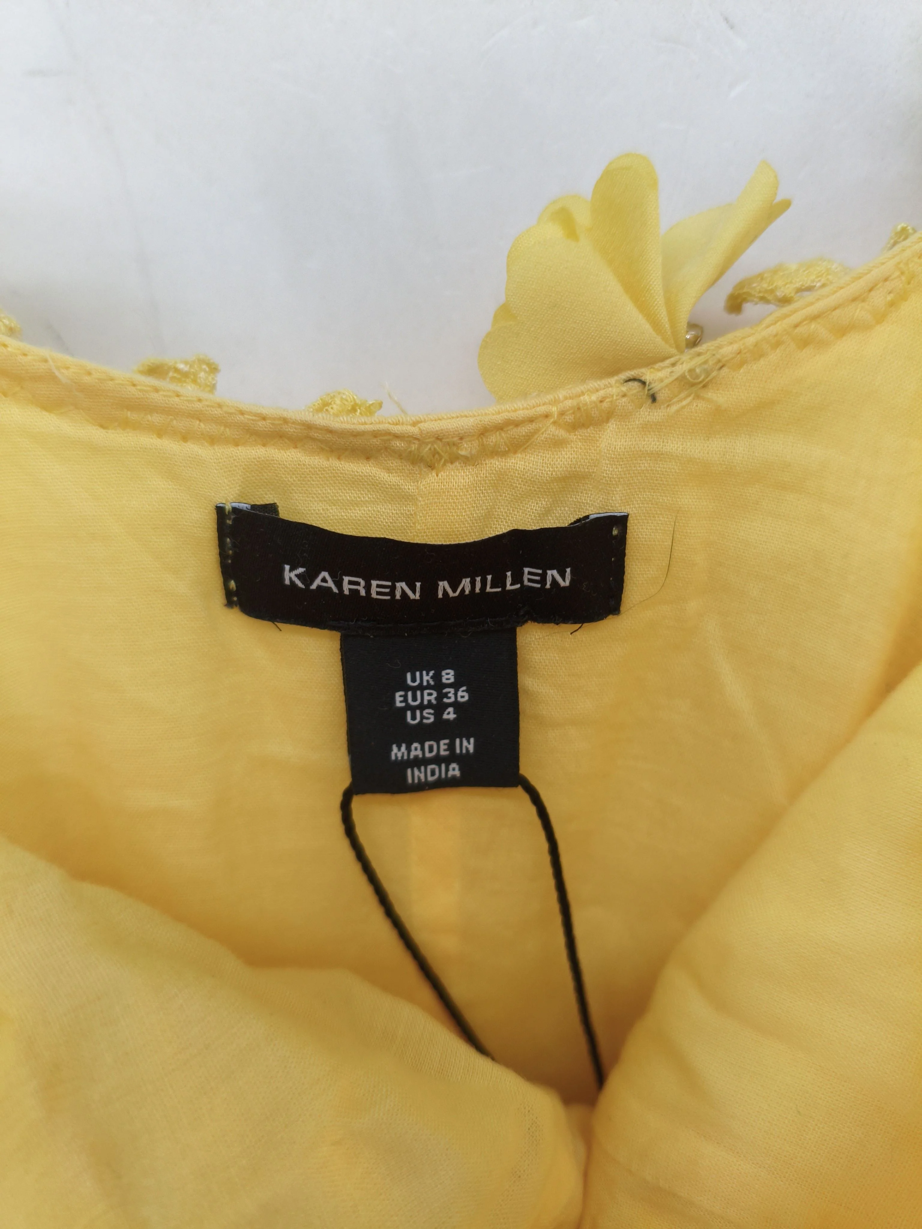 Karen Millen Maxi Dress UK8 in Yellow RRP £329 - Image 6