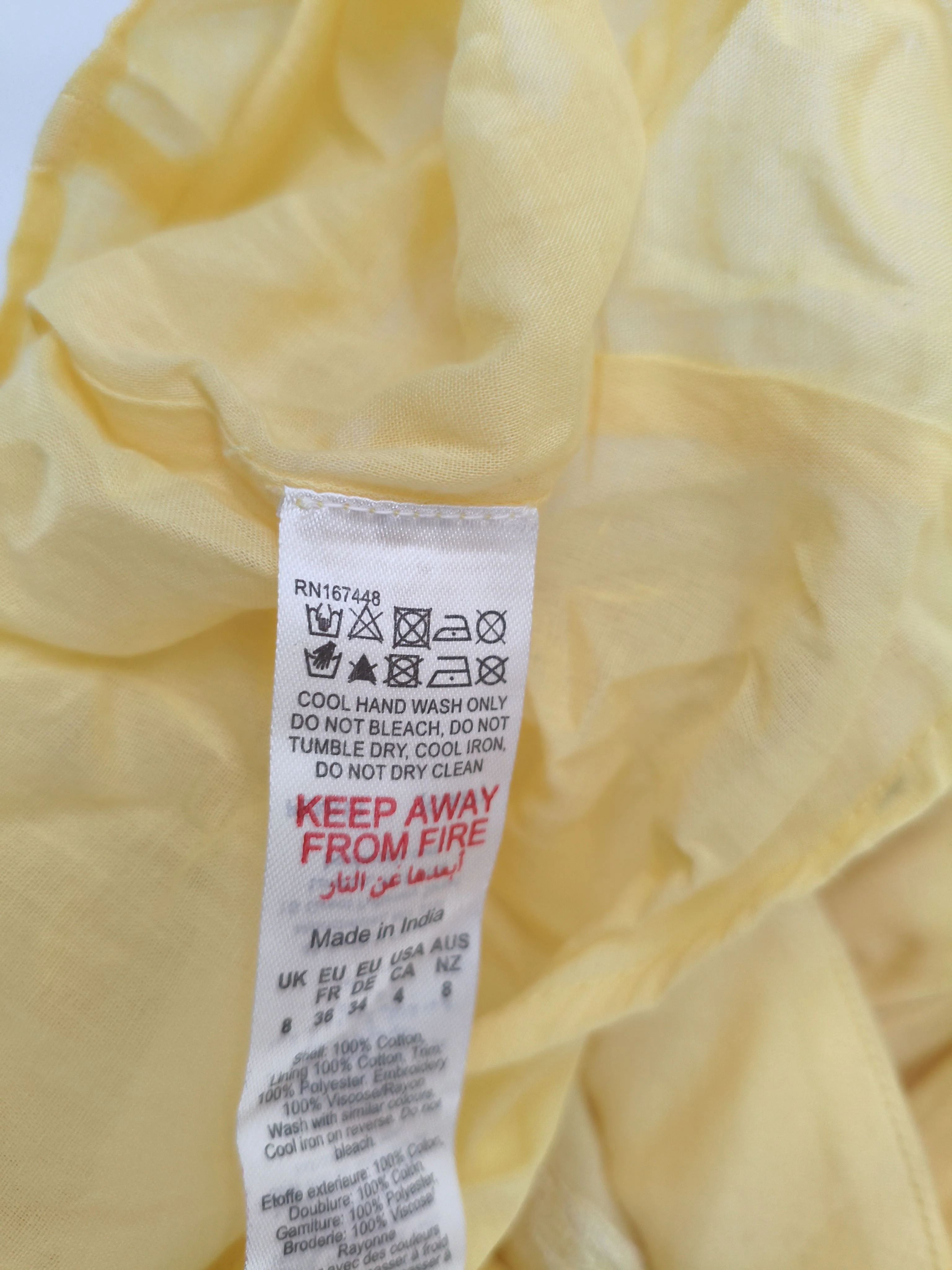 Karen Millen Maxi Dress UK8 in Yellow RRP £329 - Image 7
