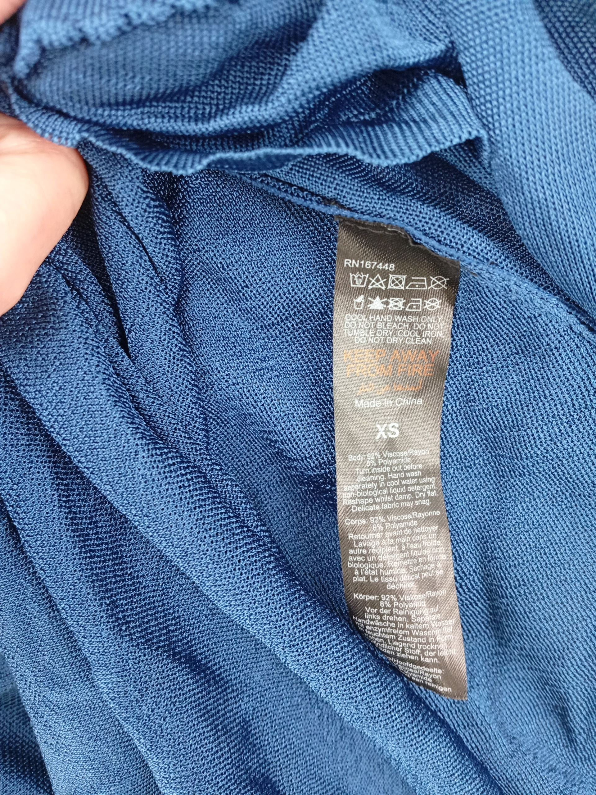Karen Millen Maxi Dress XS in Blue RRP £149 - Image 7