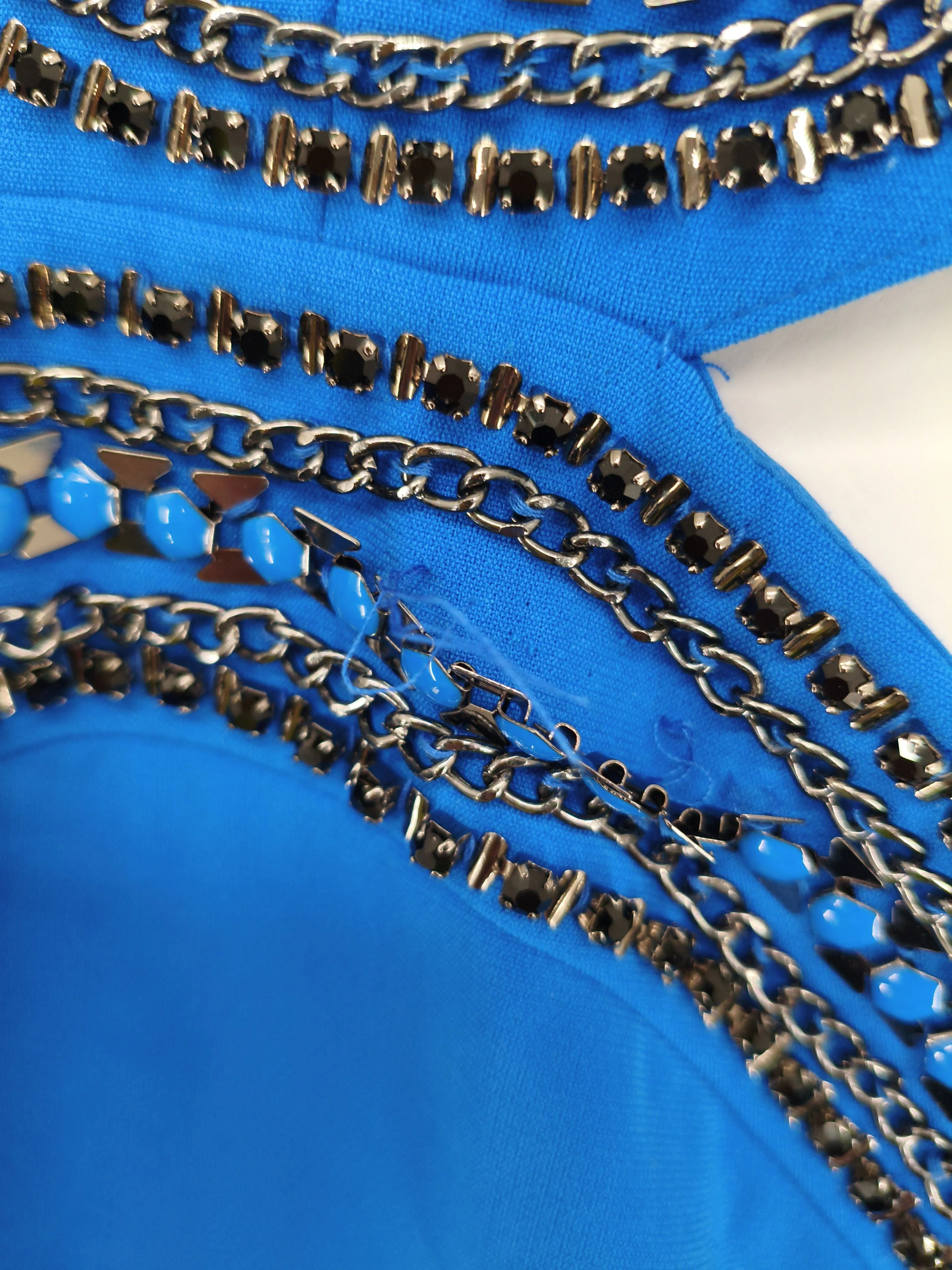Karen Millen Mini Dress in Blue RRP £189 - Image 5