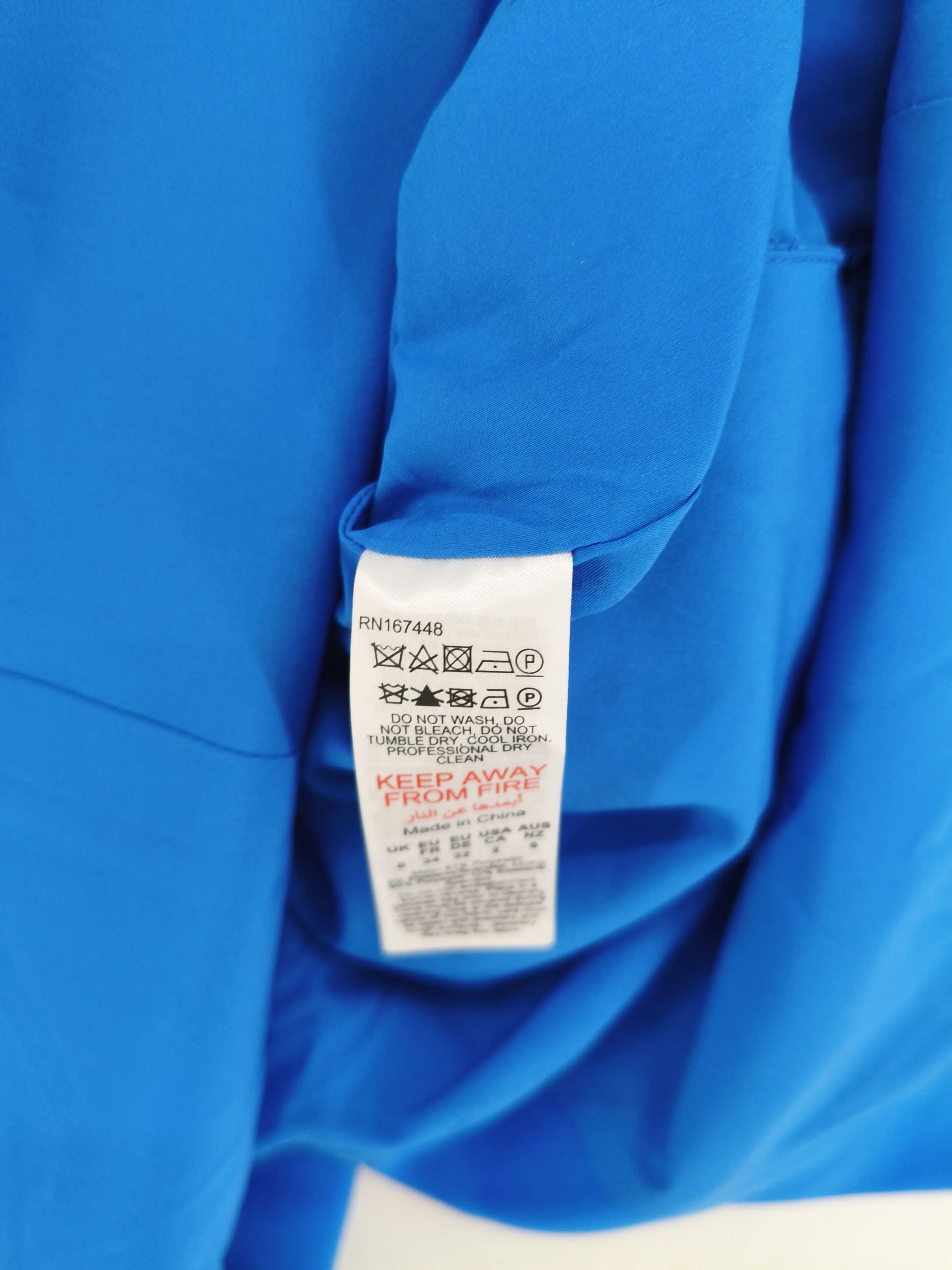 Karen Millen Mini Dress in Blue RRP £189 - Image 7