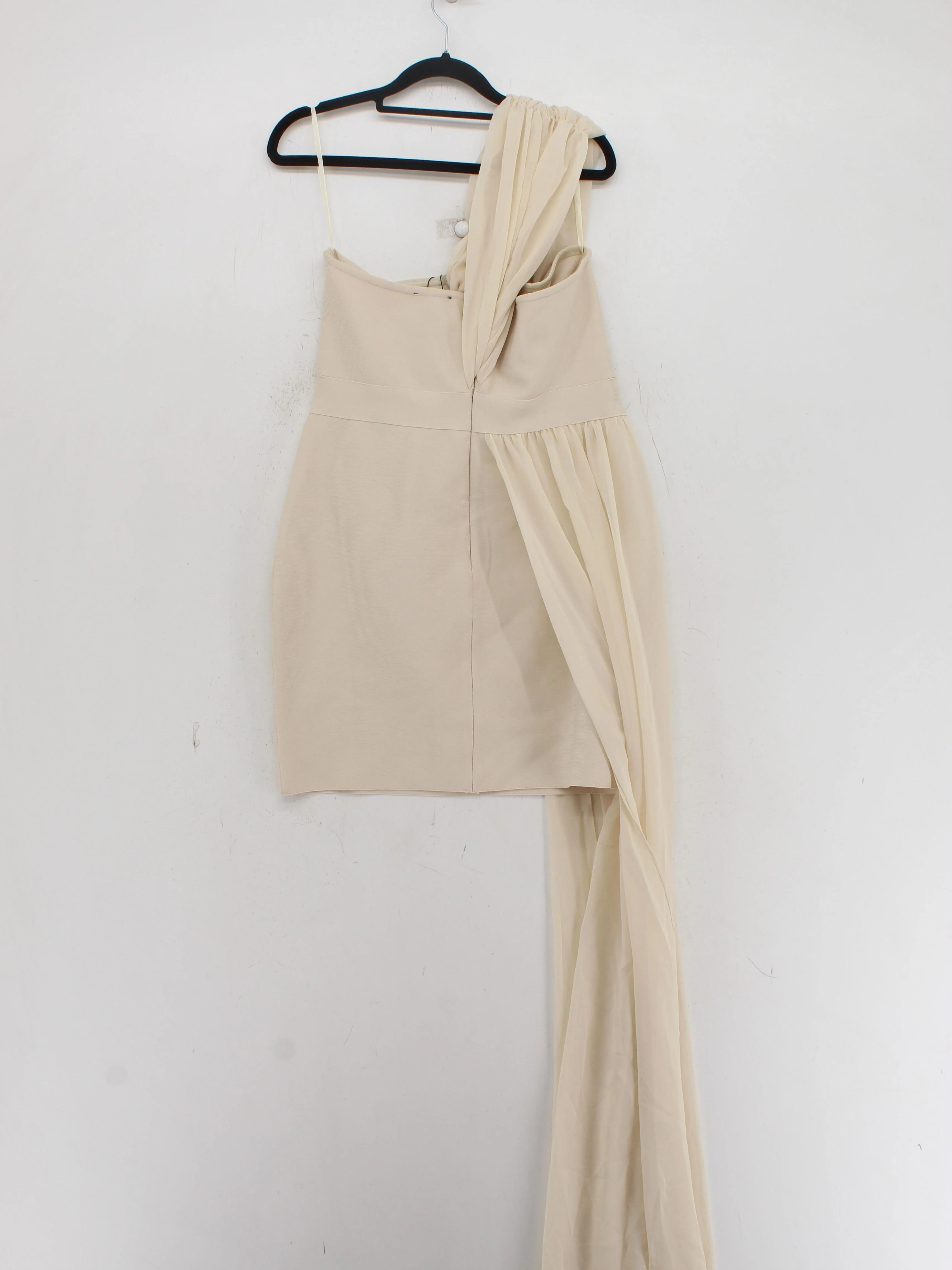 Karen Millen Mini Dress M in Cream RRP £99 - Image 2