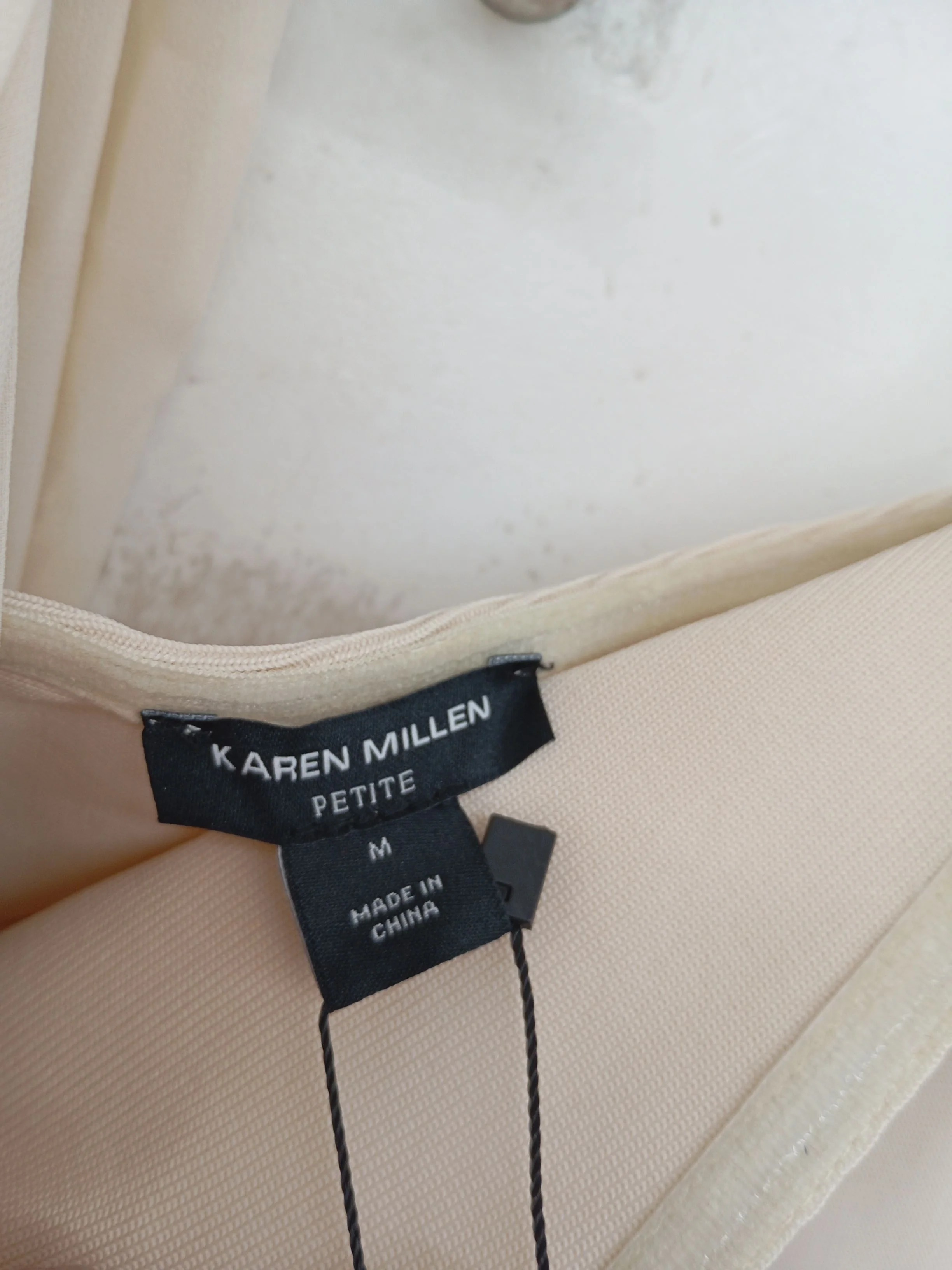 Karen Millen Mini Dress M in Cream RRP £99 - Image 6