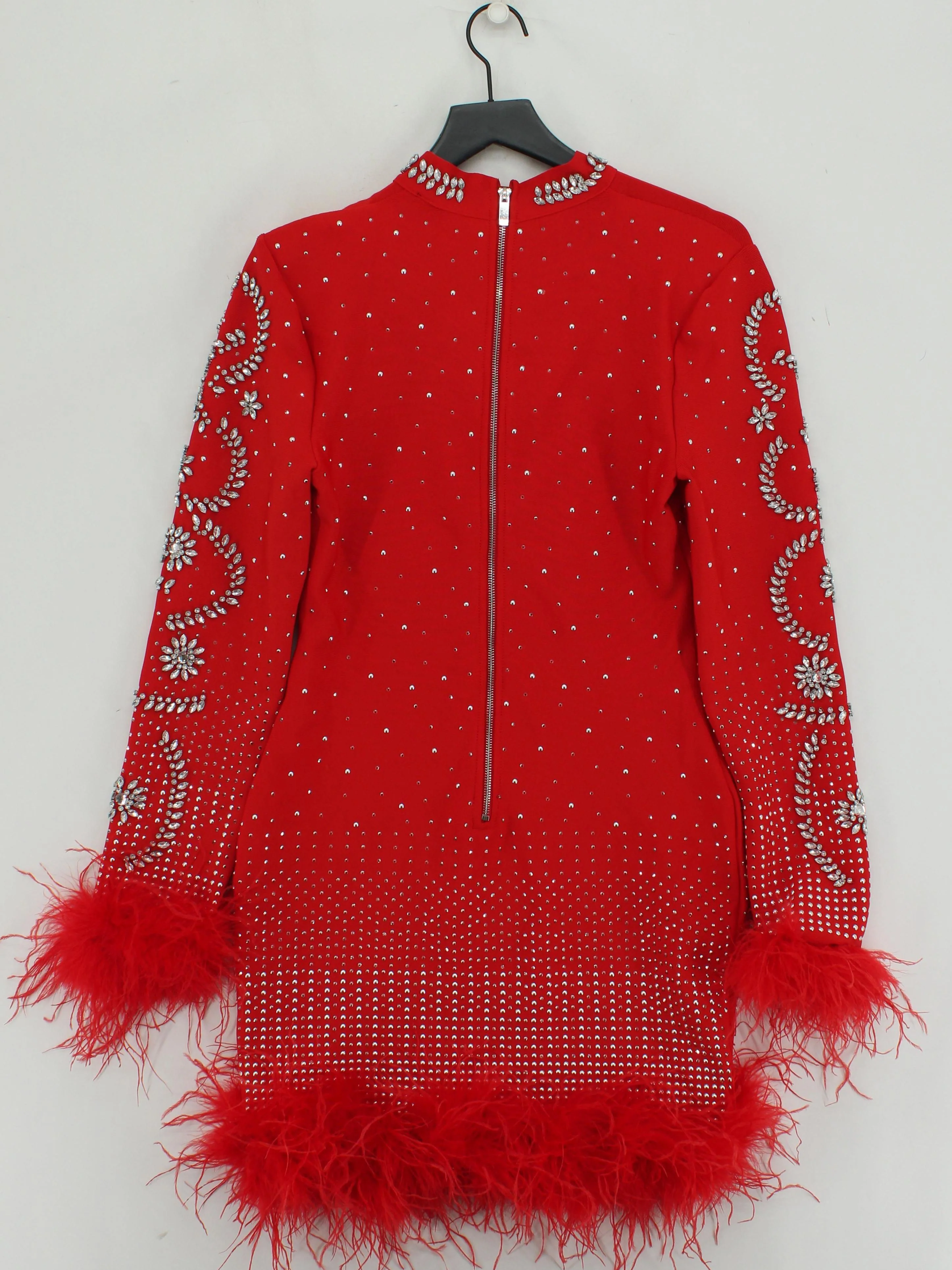 Karen Millen Mini Dress M in Red RRP £189 - Image 2