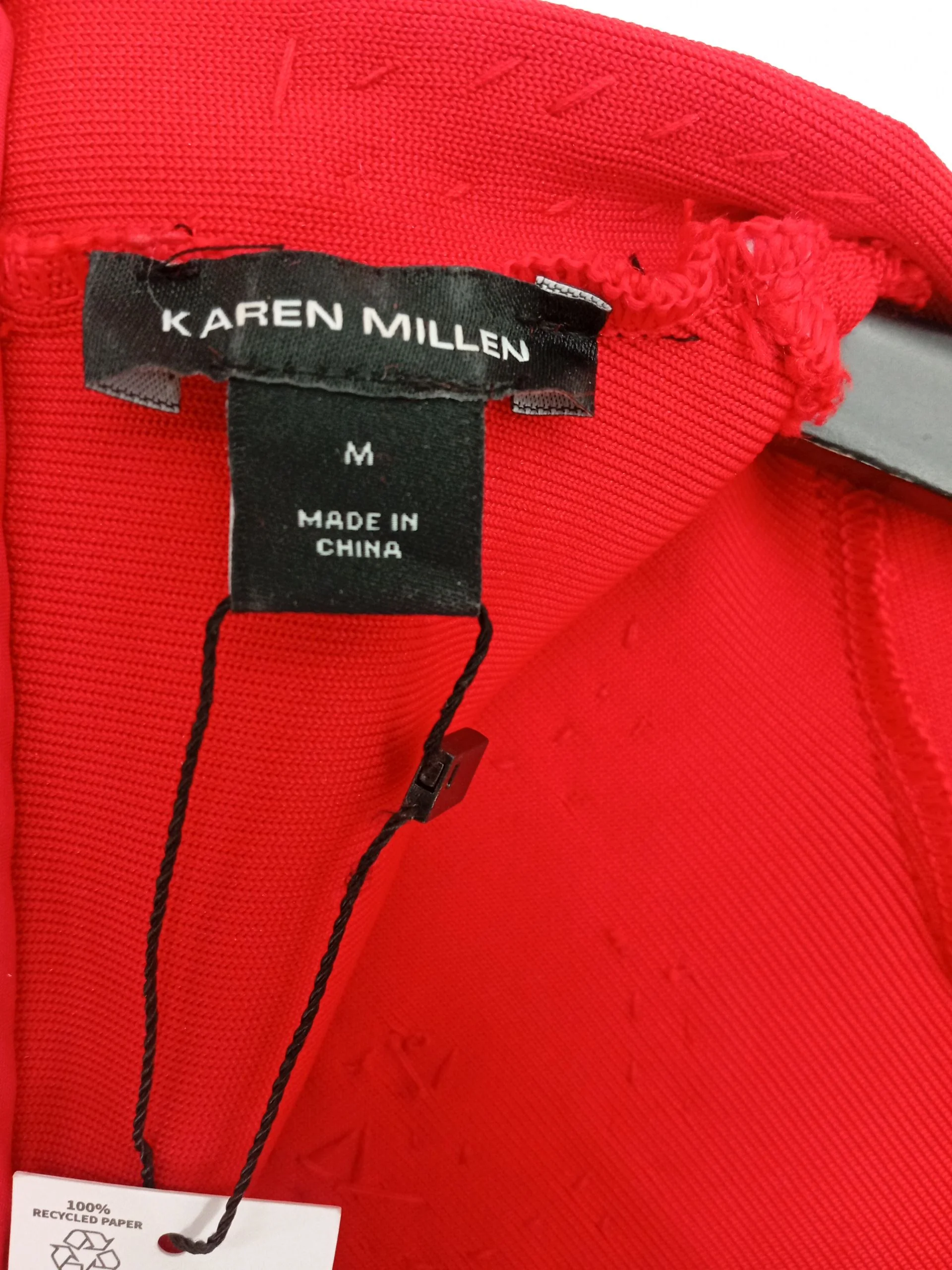 Karen Millen Mini Dress M in Red RRP £189 - Image 5