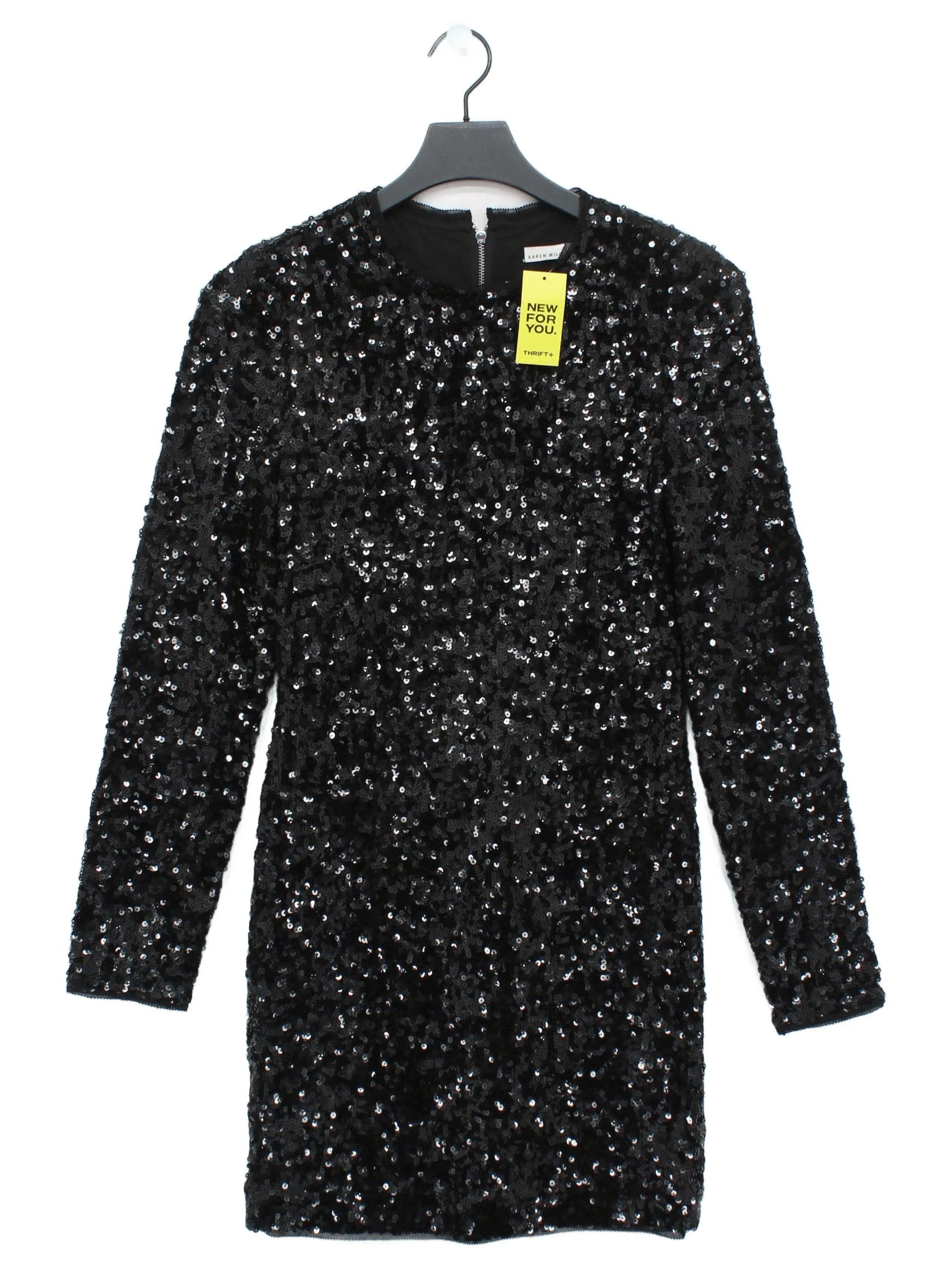 Karen Millen Mini Dress UK10 in Black