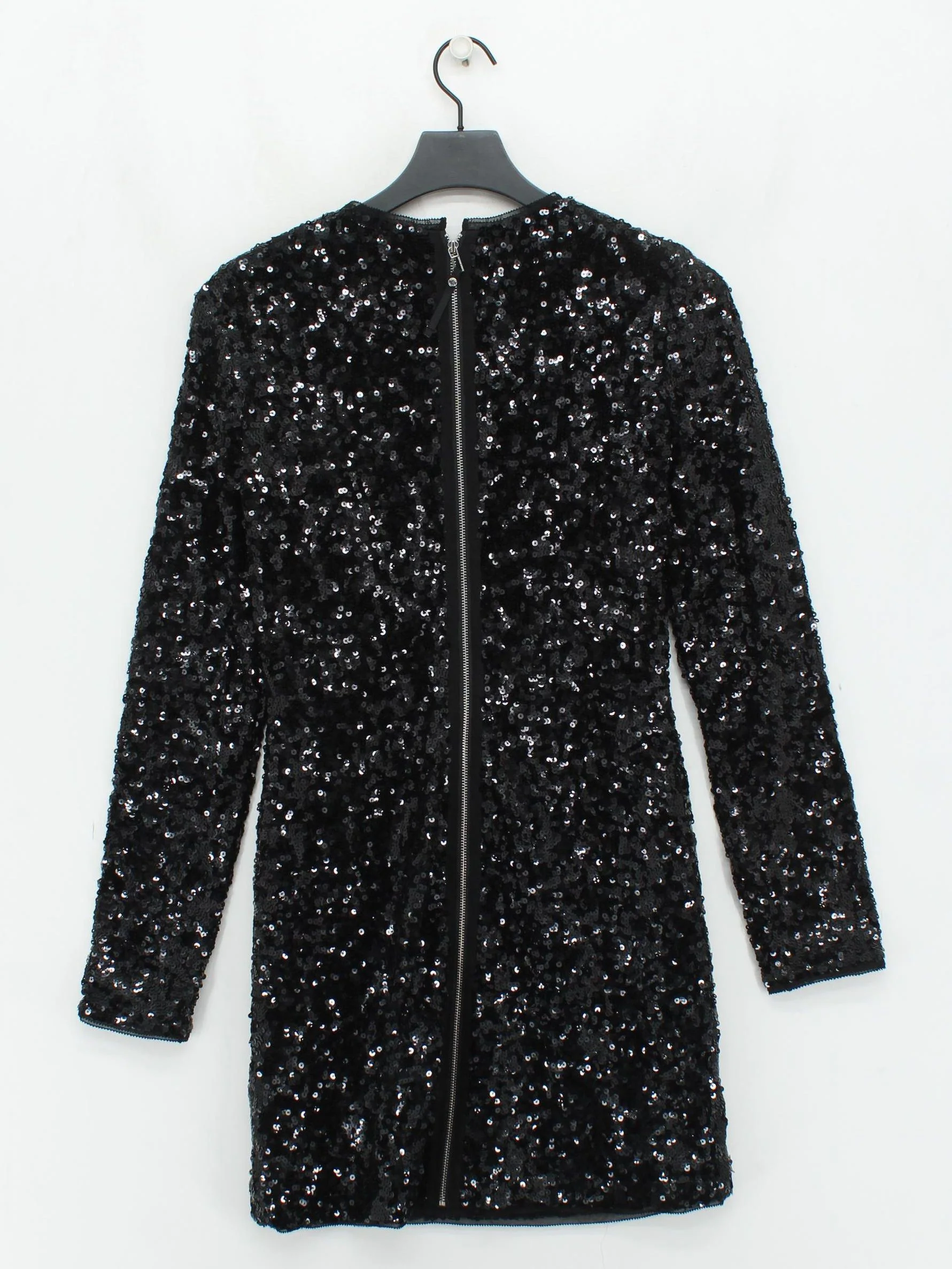 Karen Millen Mini Dress UK10 in Black - Image 2