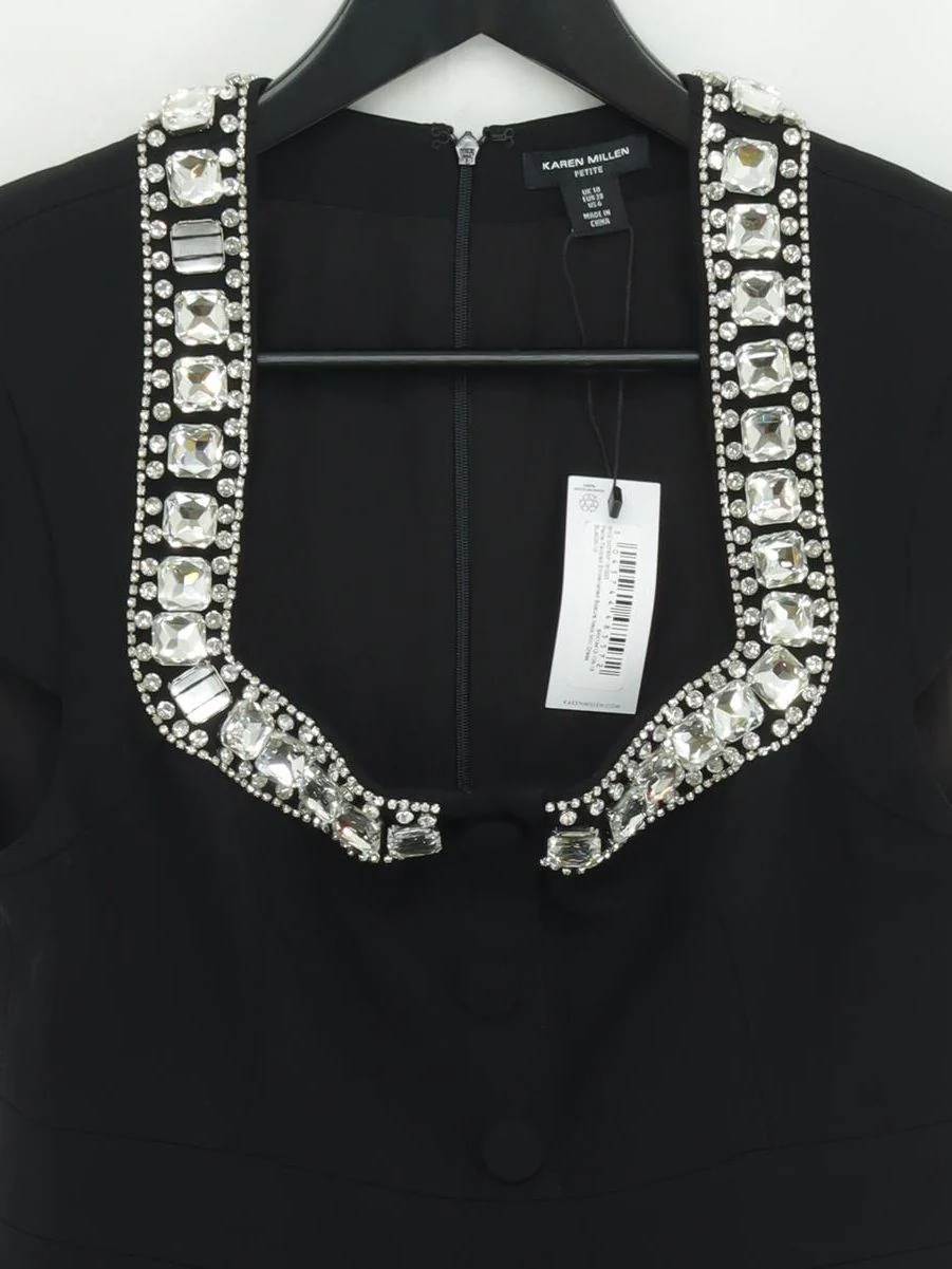 Karen Millen Mini Dress UK10 in Black RRP £259 - Image 3