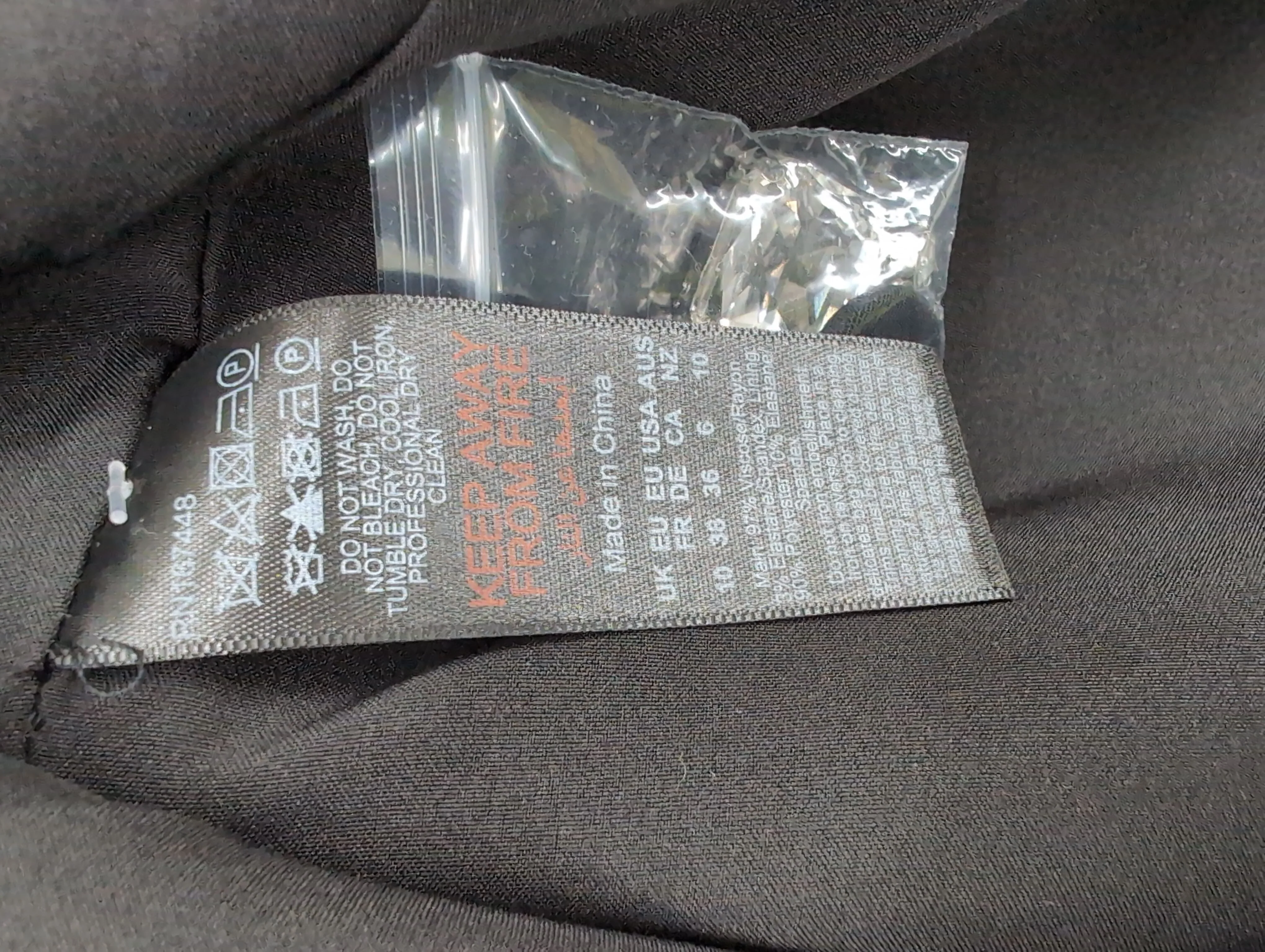 Karen Millen Mini Dress UK10 in Black RRP £259 - Image 7