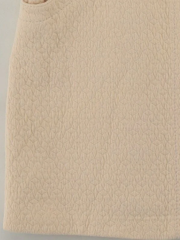 Karen Millen Mini Dress UK10 in Cream - Image 4