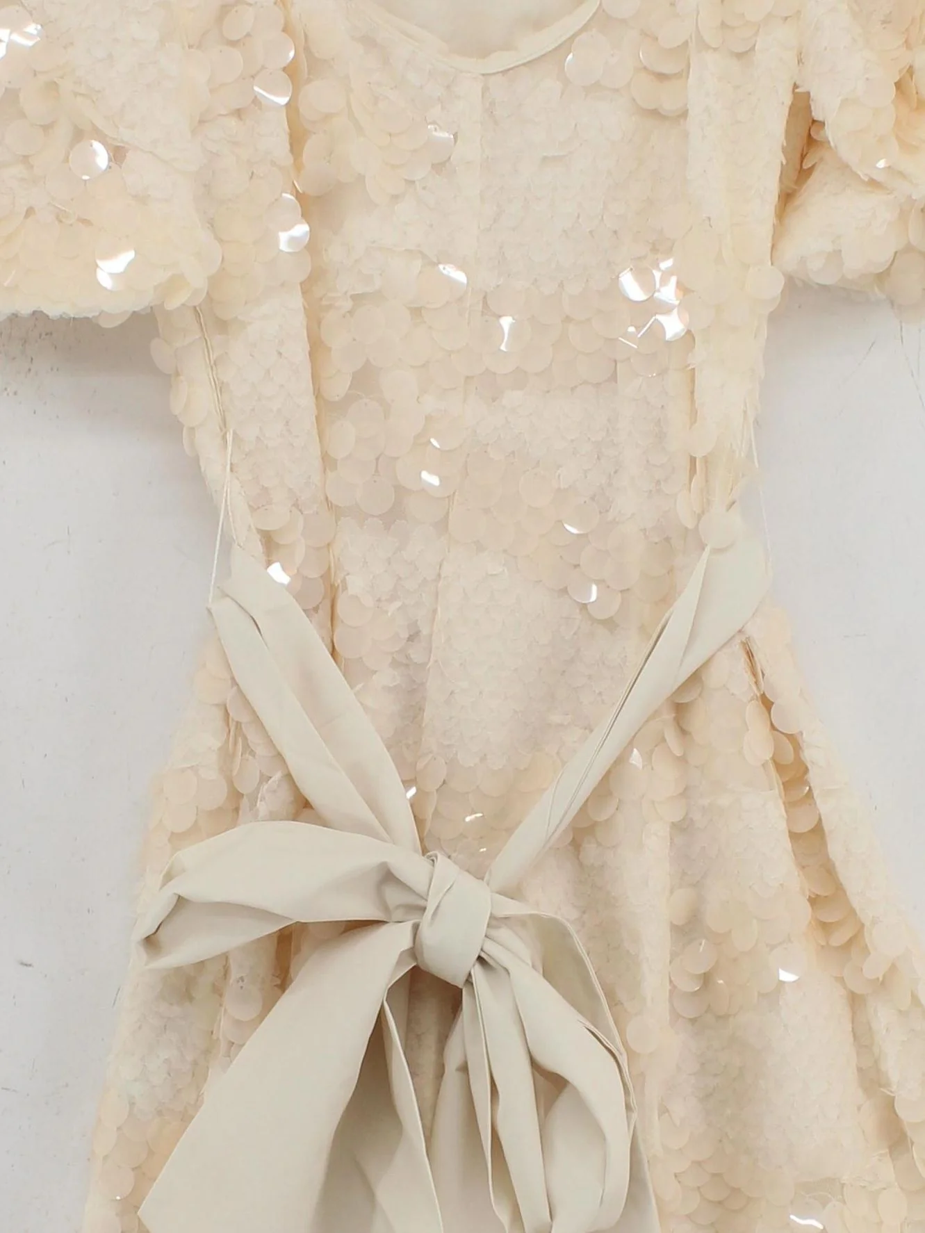 Karen Millen Mini Dress UK10 in Cream RRP £149 - Image 3