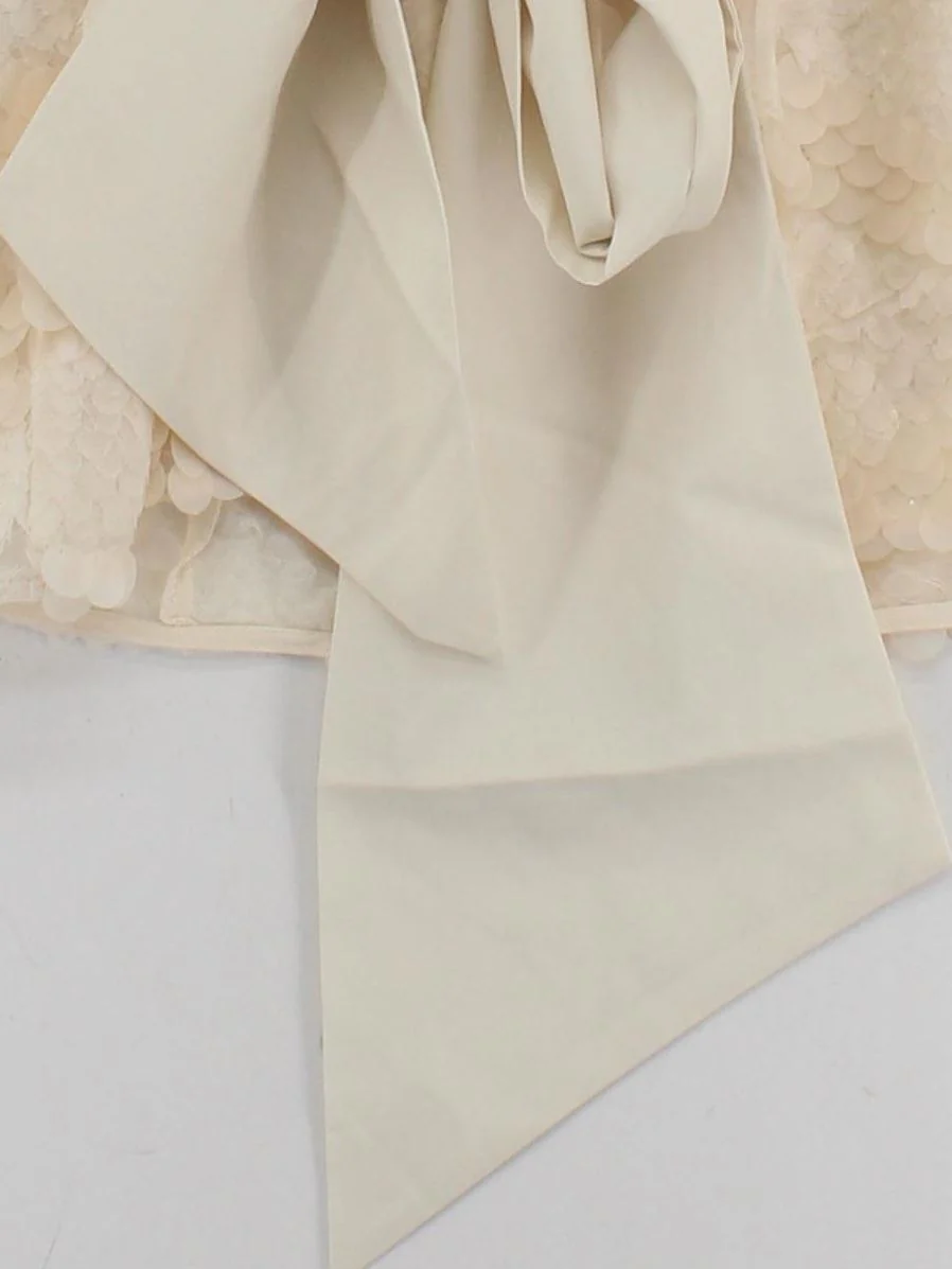Karen Millen Mini Dress UK10 in Cream RRP £149 - Image 4