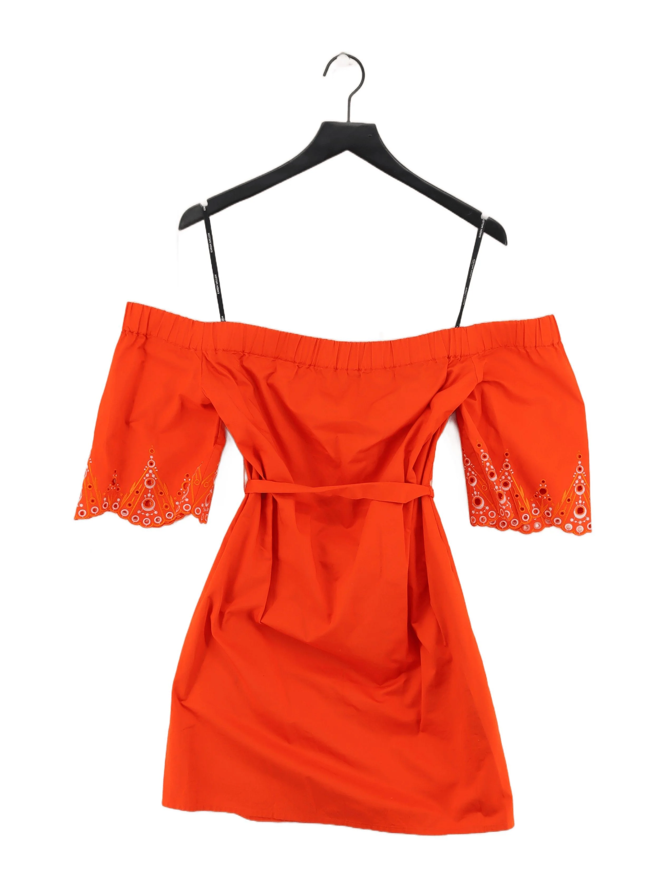 Karen Millen Mini Dress UK10 in Orange