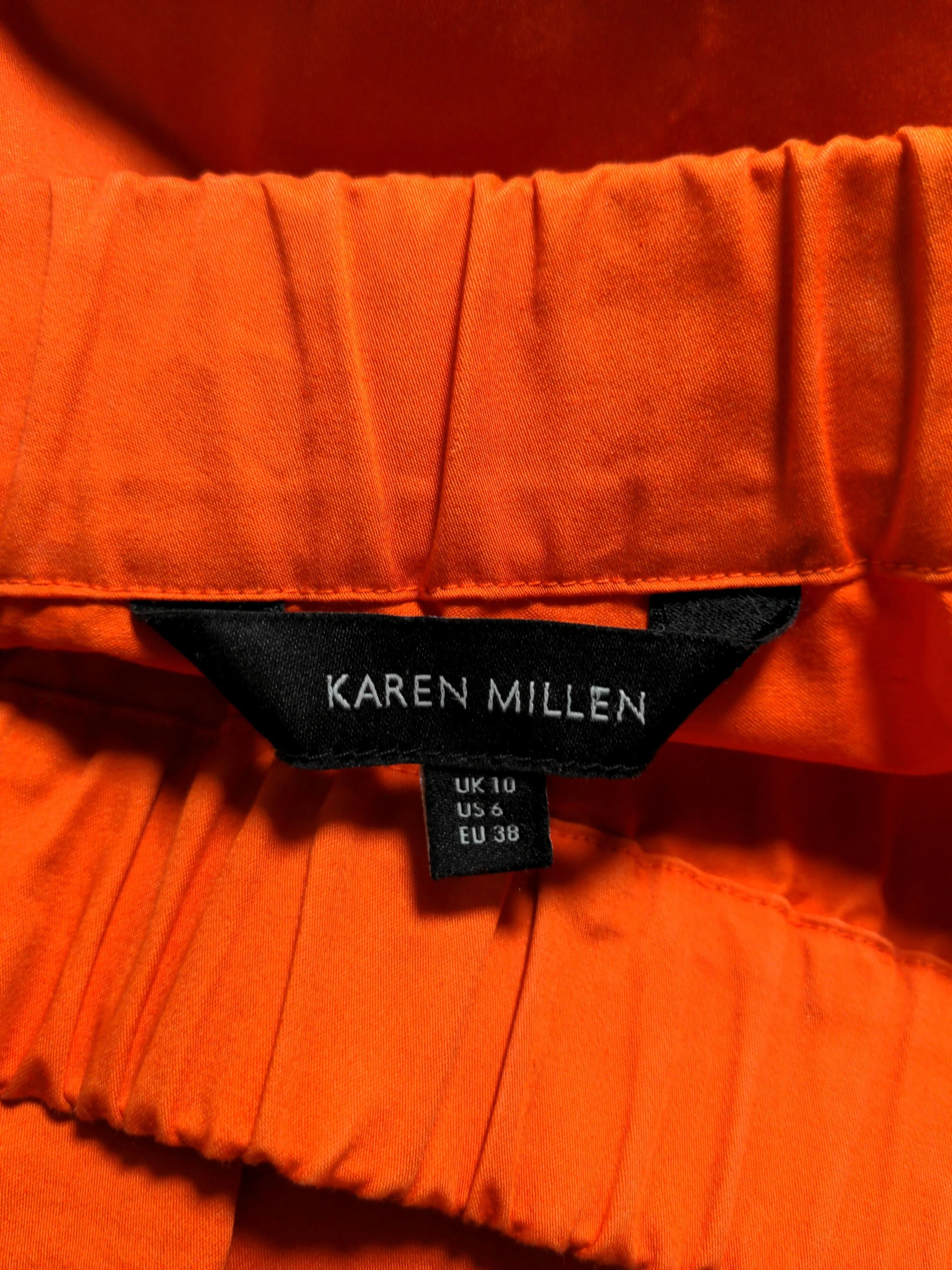 Karen Millen Mini Dress UK10 in Orange - Image 6
