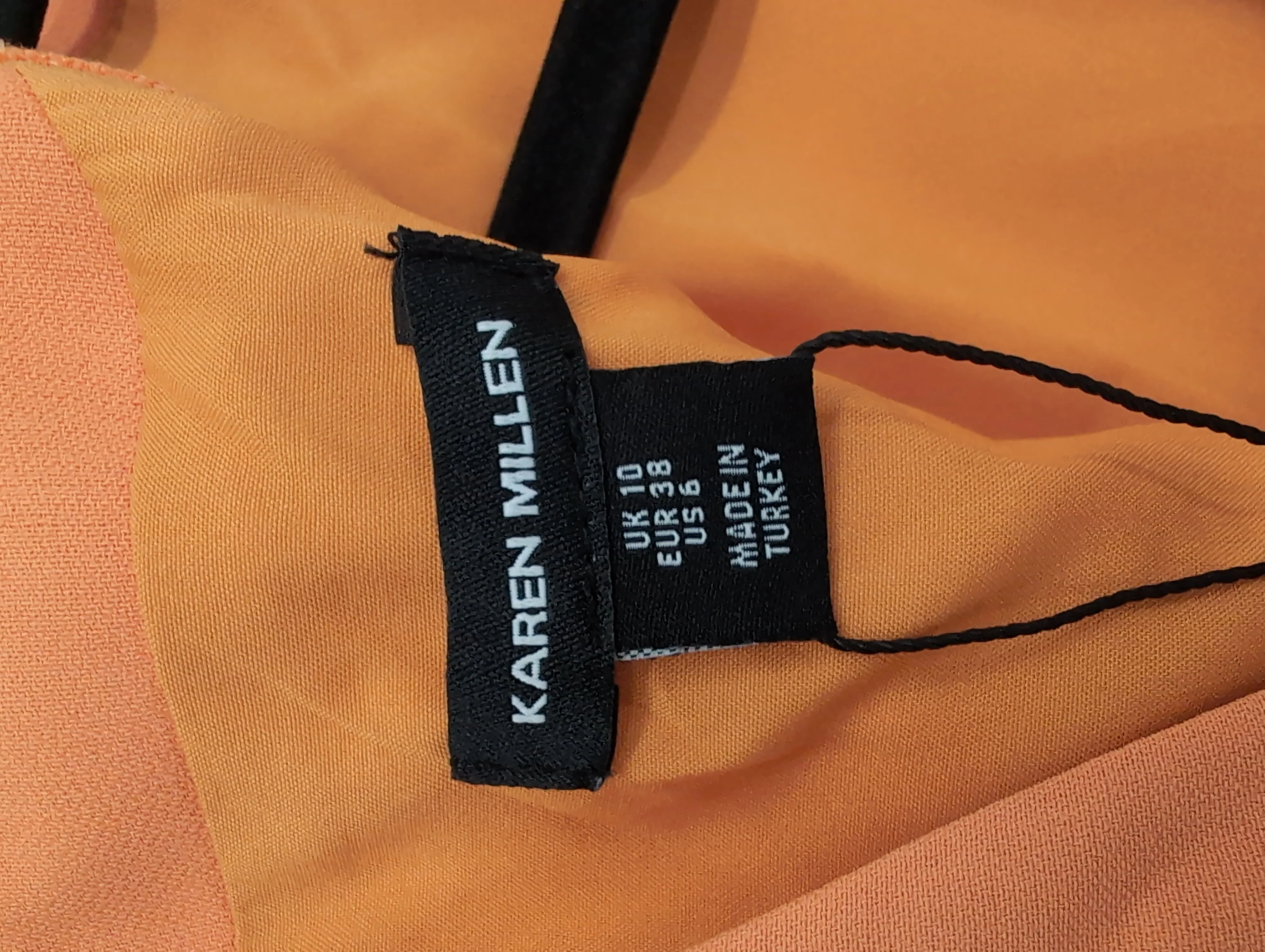 Karen Millen Mini Dress UK10 in Orange RRP £199 - Image 5