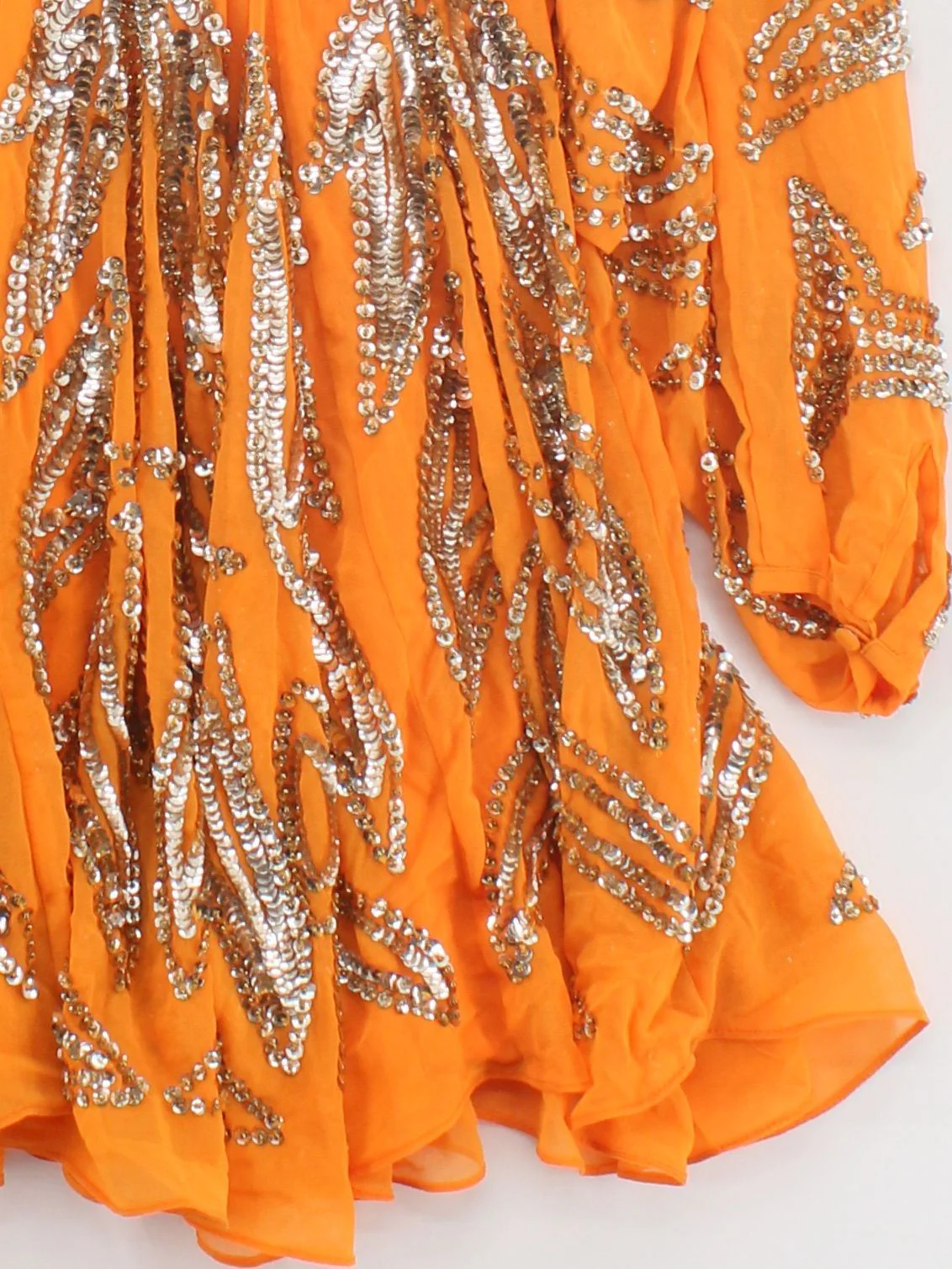 Karen Millen Mini Dress UK10 in Orange RRP £239 - Image 4