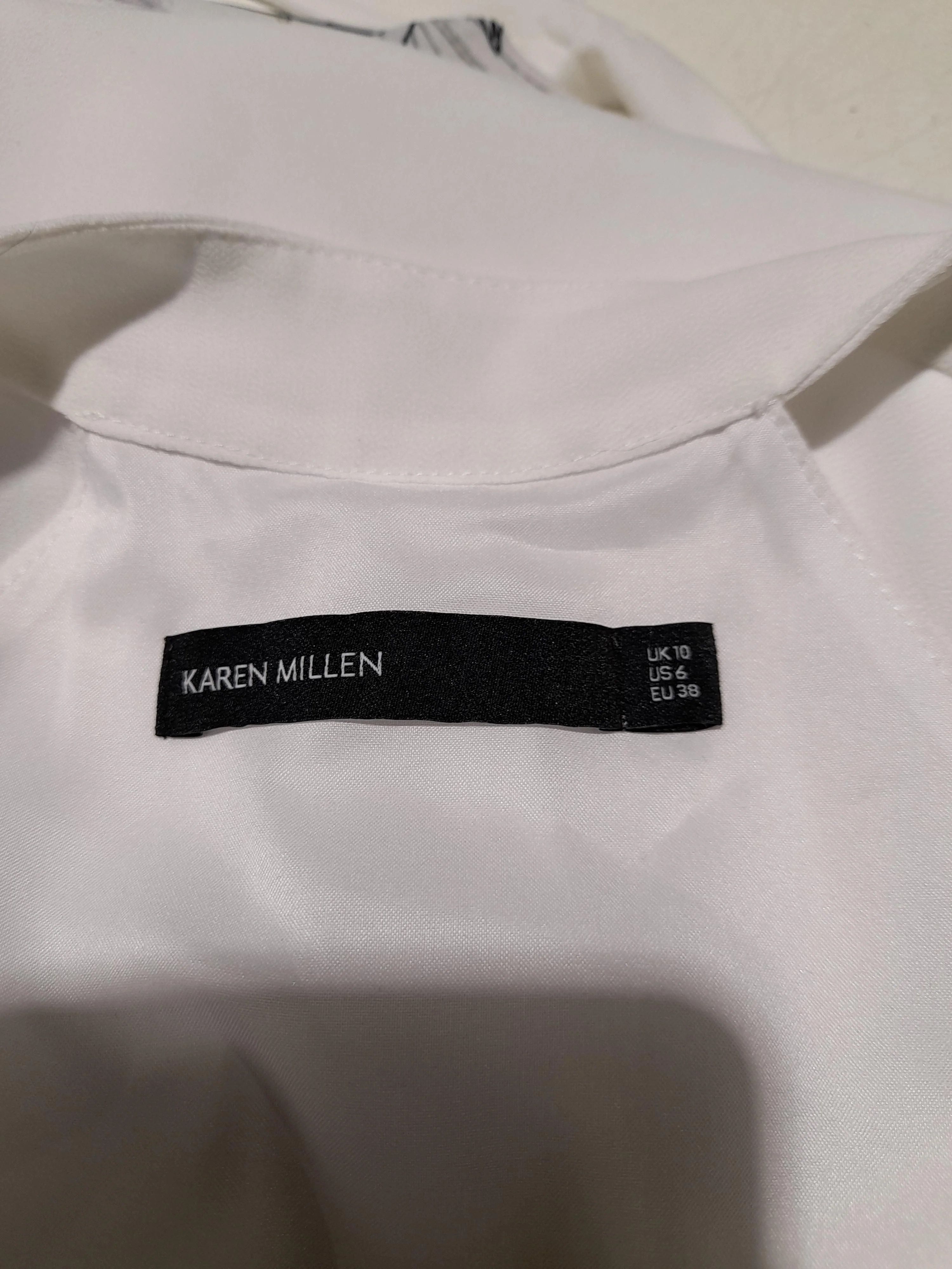 Karen Millen Mini Dress UK10 in White - Image 5