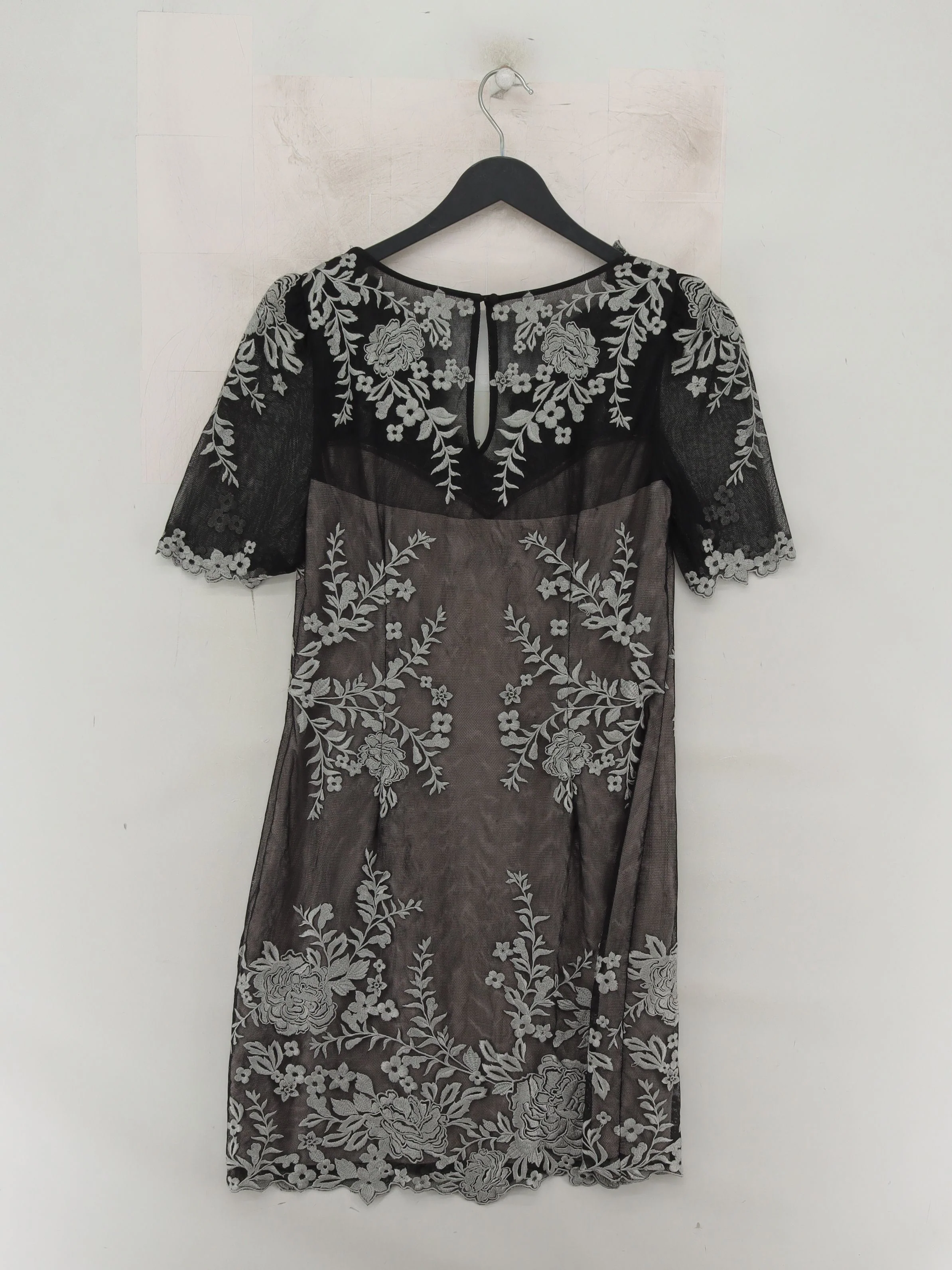 Karen Millen Mini Dress UK12 in Black - Image 2