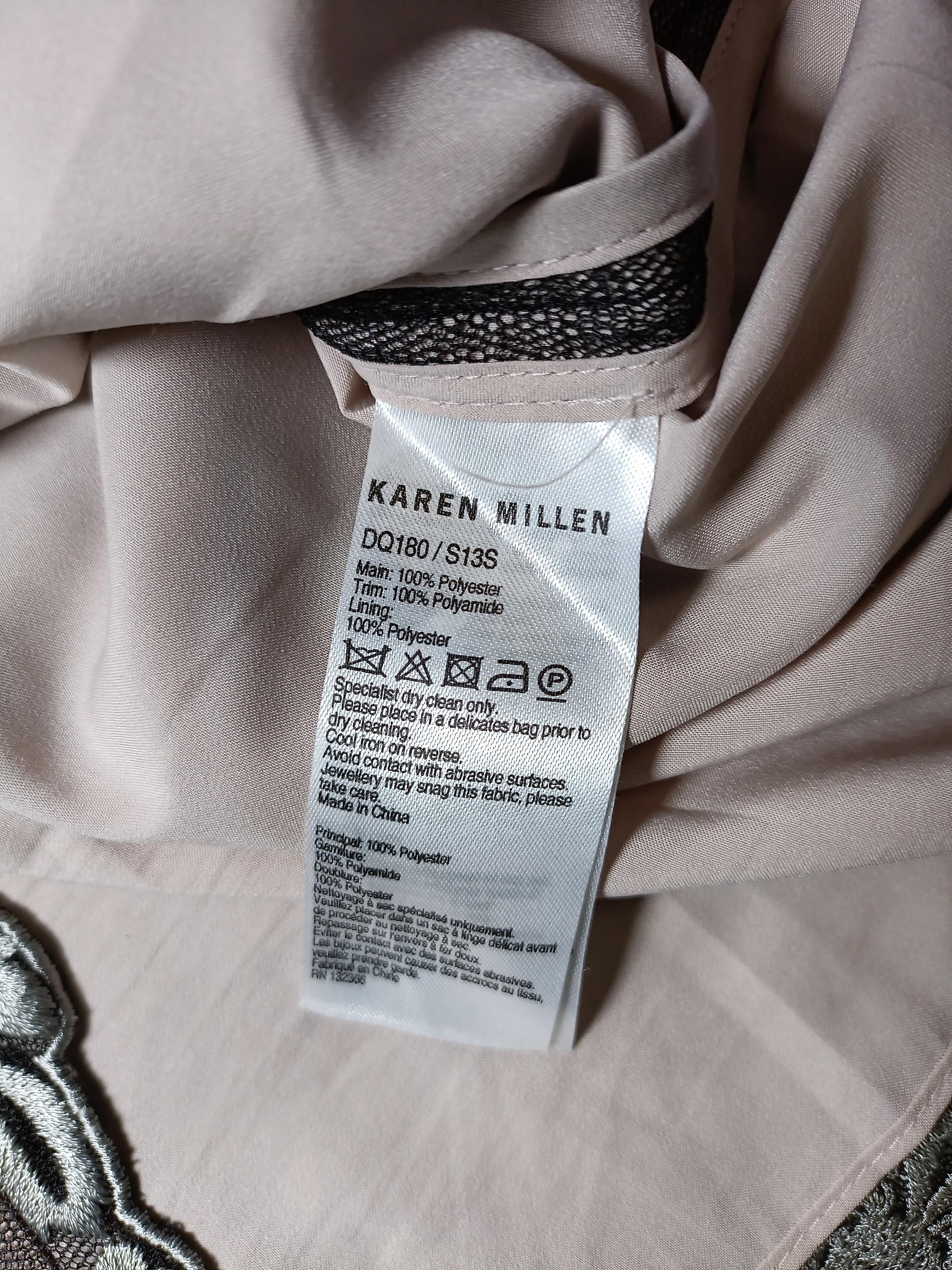 Karen Millen Mini Dress UK12 in Black - Image 6
