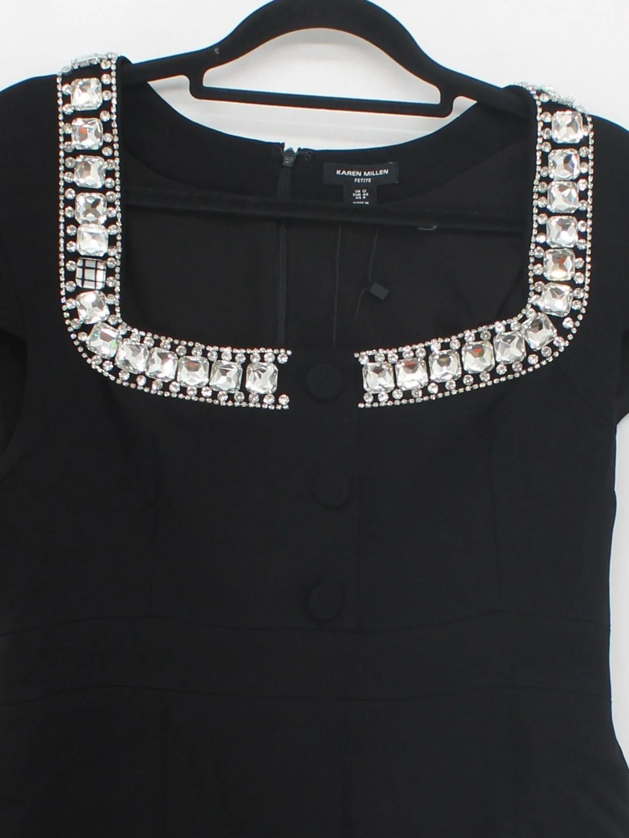 Karen Millen Mini Dress UK12 in Black RRP £259 - Image 3