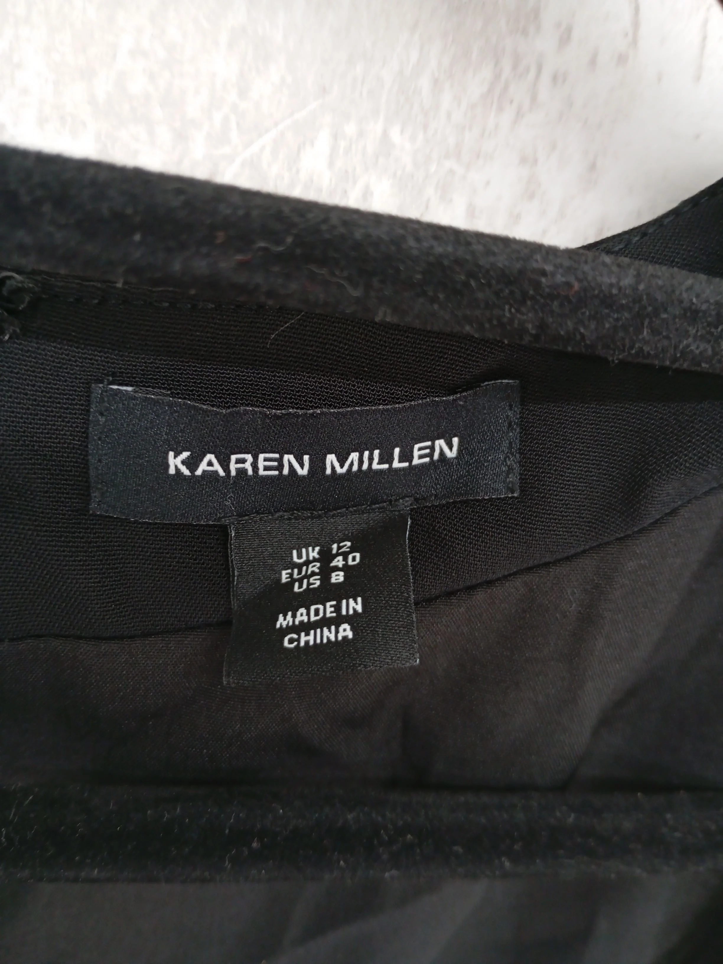 Karen Millen Mini Dress UK12 in Black RRP £259 - Image 8