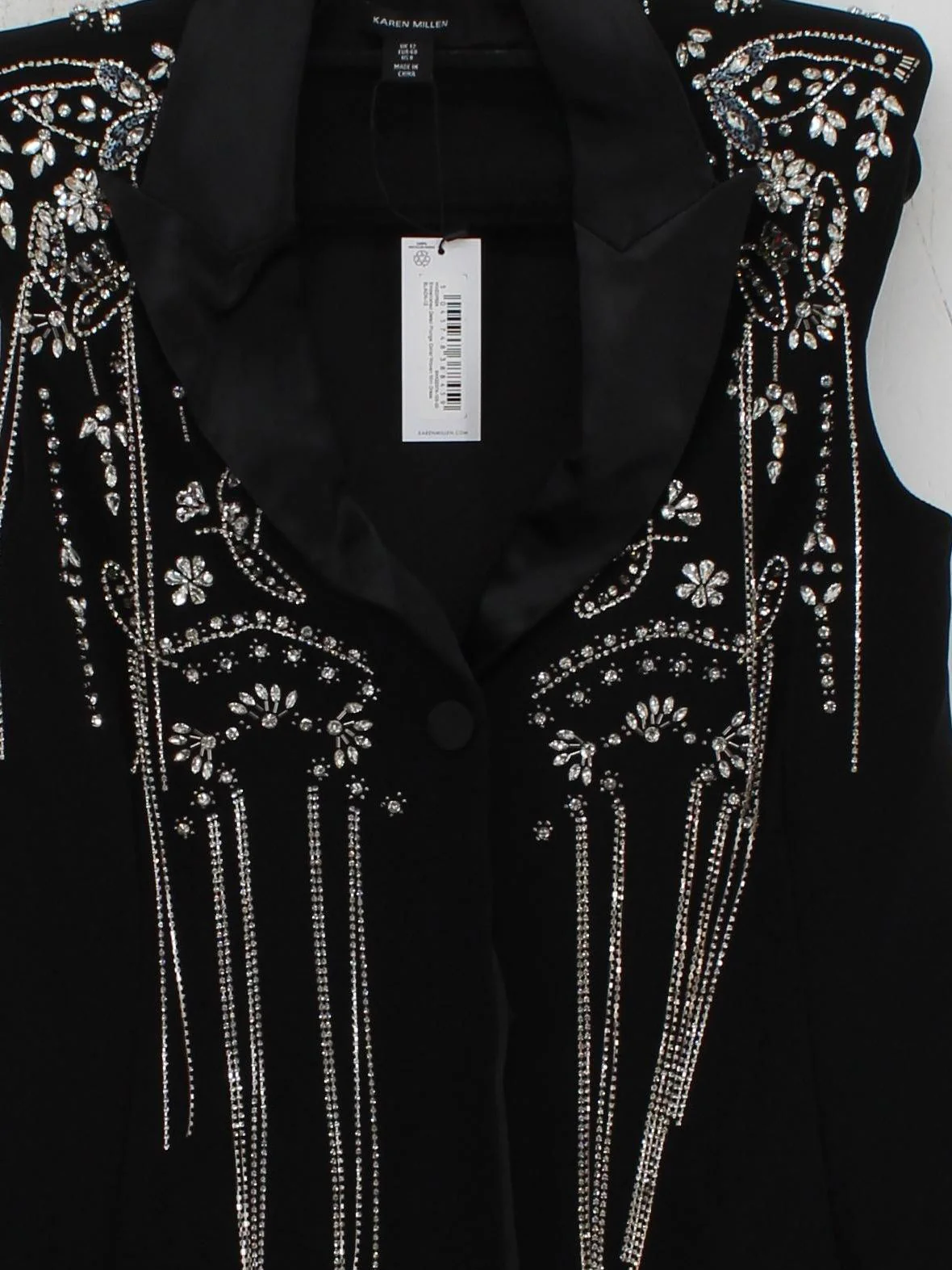Karen Millen Mini Dress UK12 in Black RRP £479 - Image 3