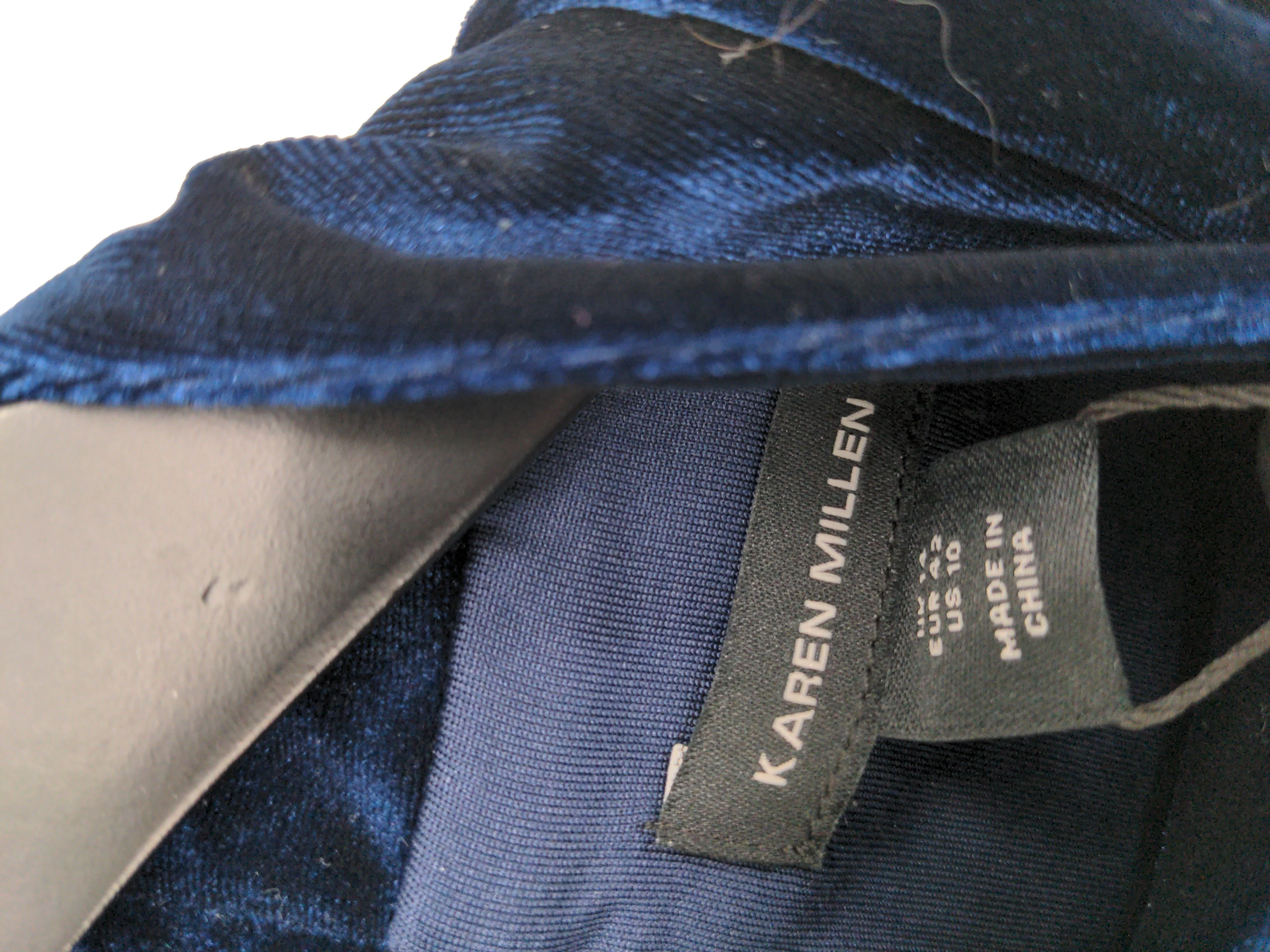 Karen Millen Mini Dress UK12 in Blue RRP £129 - Image 5