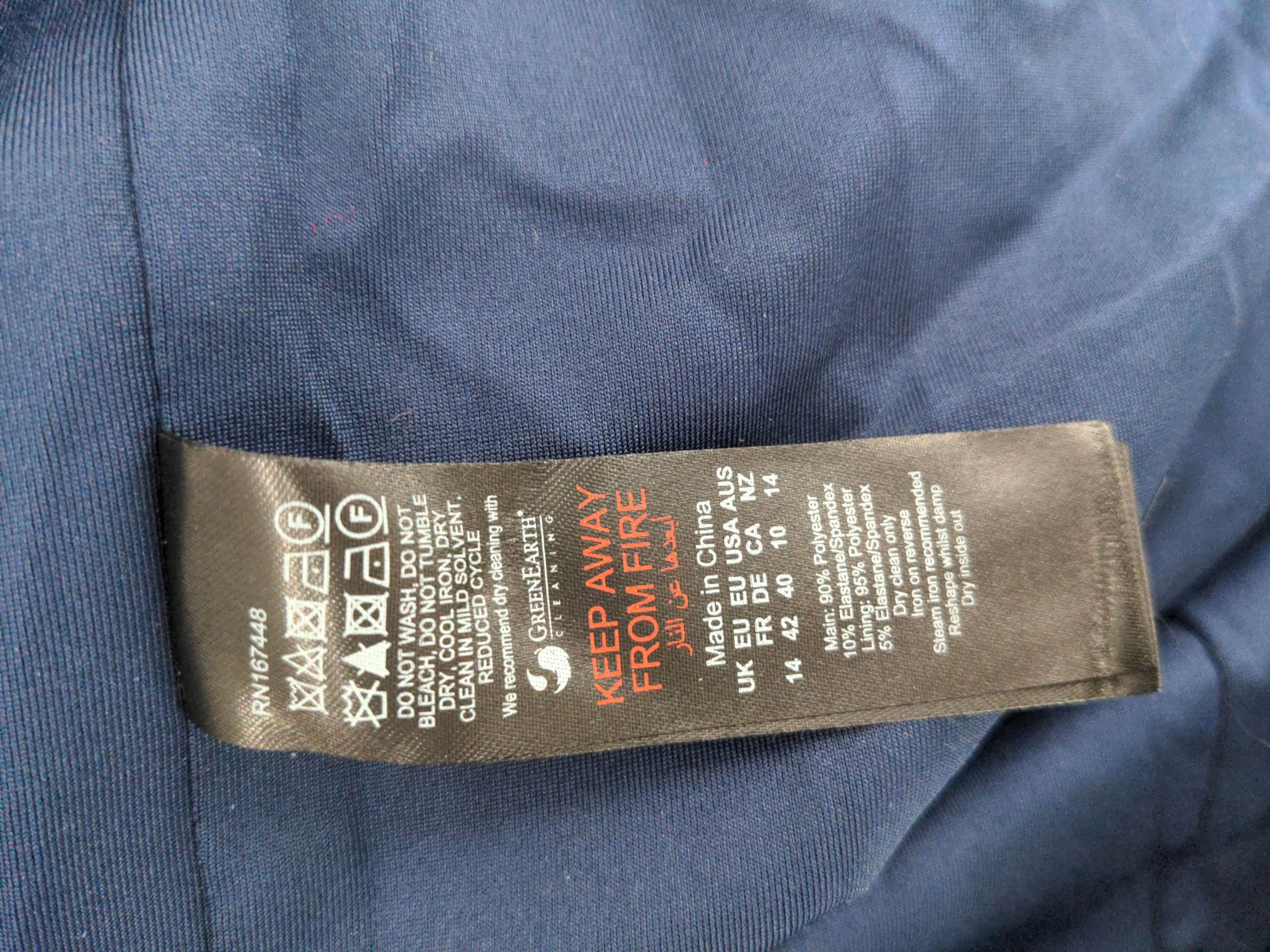 Karen Millen Mini Dress UK12 in Blue RRP £129 - Image 6