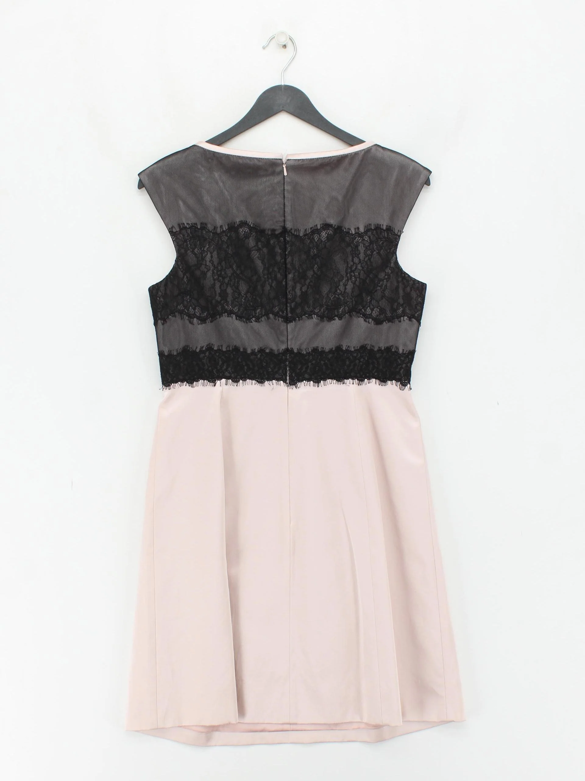 Karen Millen Mini Dress UK12 in Cream - Image 2