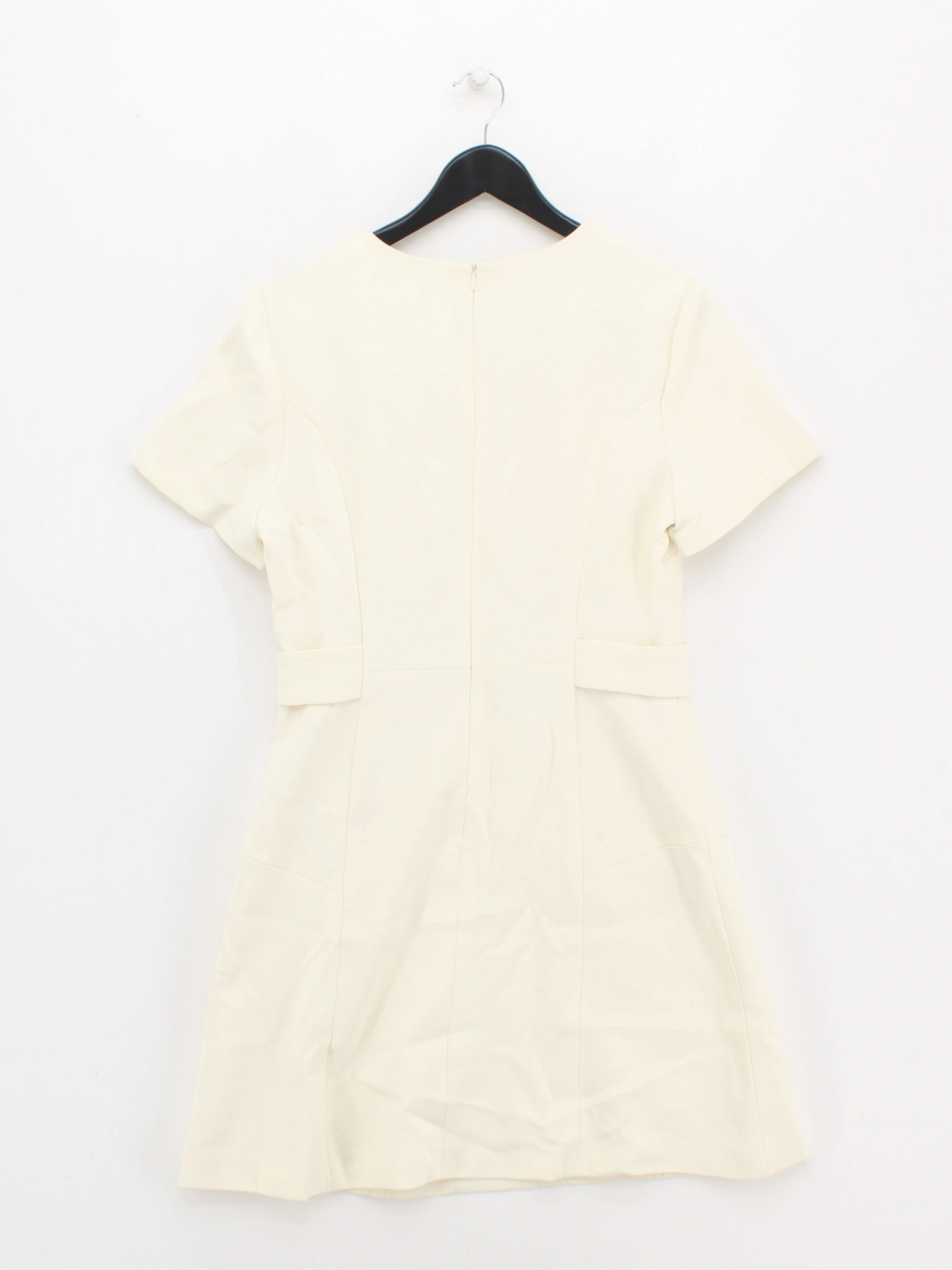 Karen Millen Mini Dress UK12 in Cream RRP £99 - Image 2