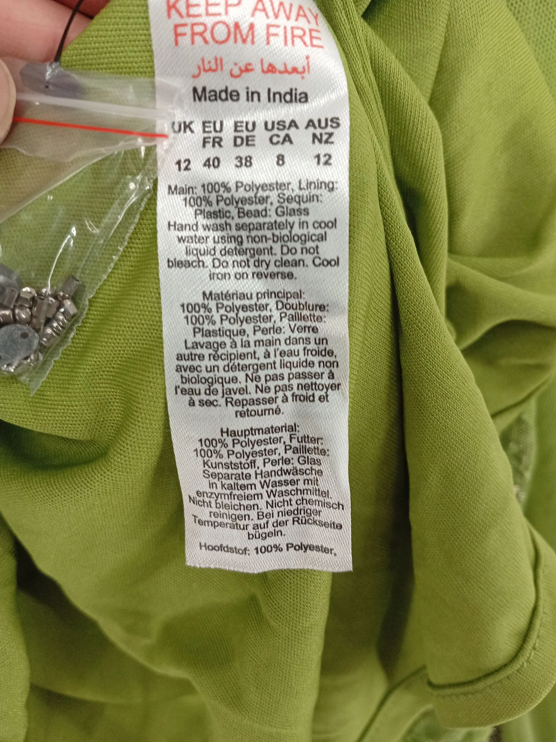Karen Millen Mini Dress UK12 in Green RRP £359 - Image 7