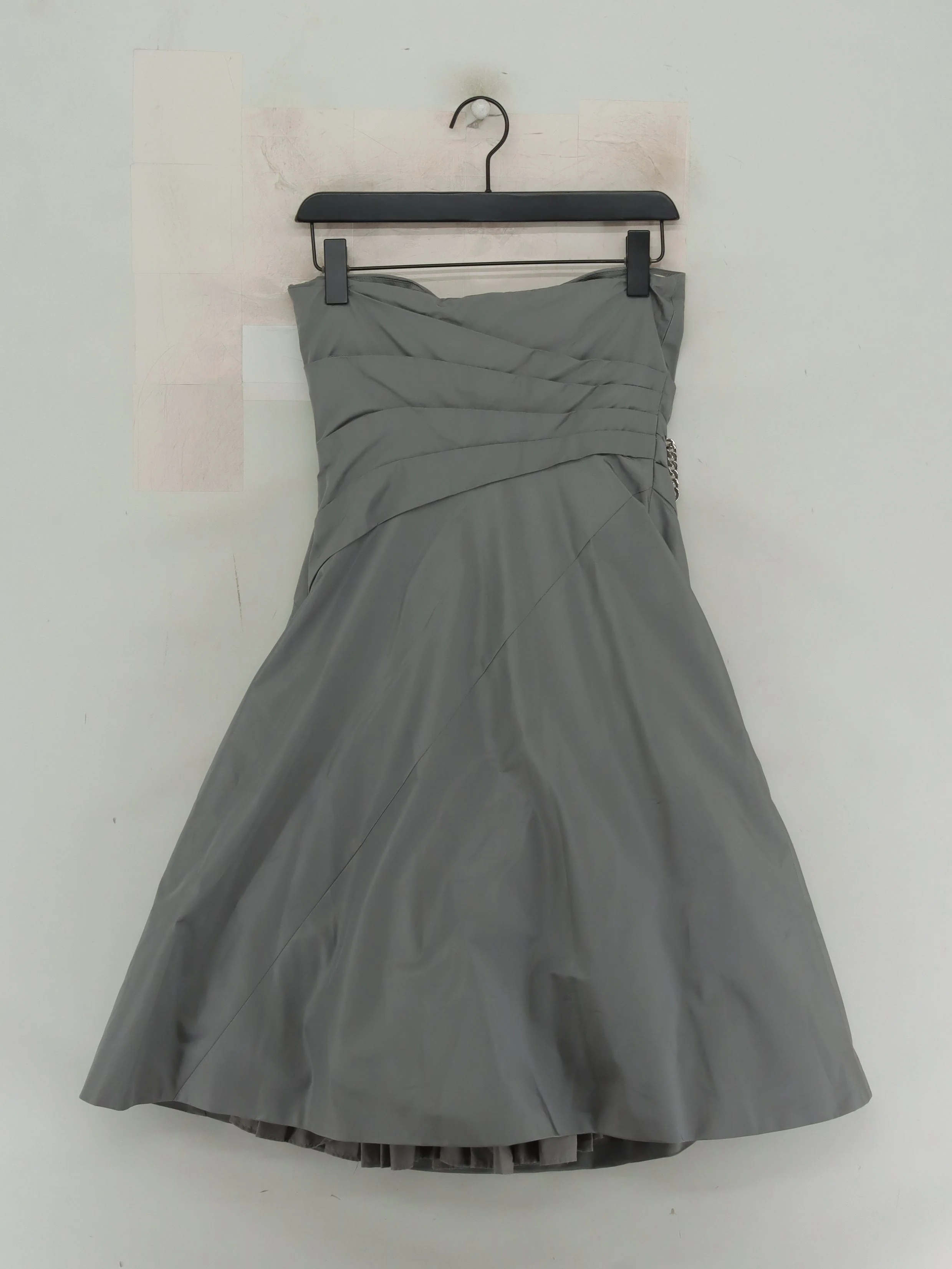Karen Millen Mini Dress UK12 in Grey - Image 2