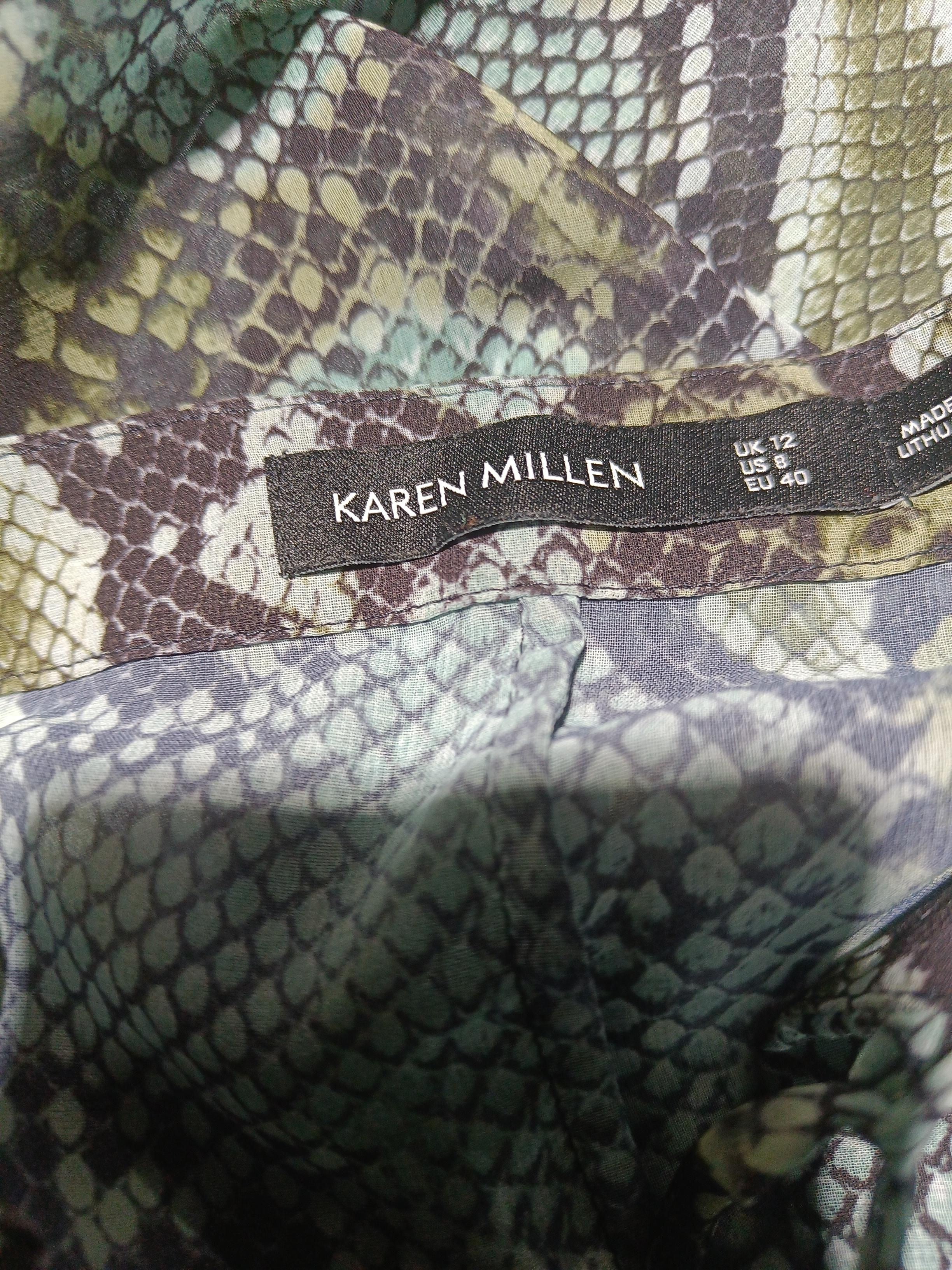 Karen Millen Mini Dress UK12 in Multi - Image 5