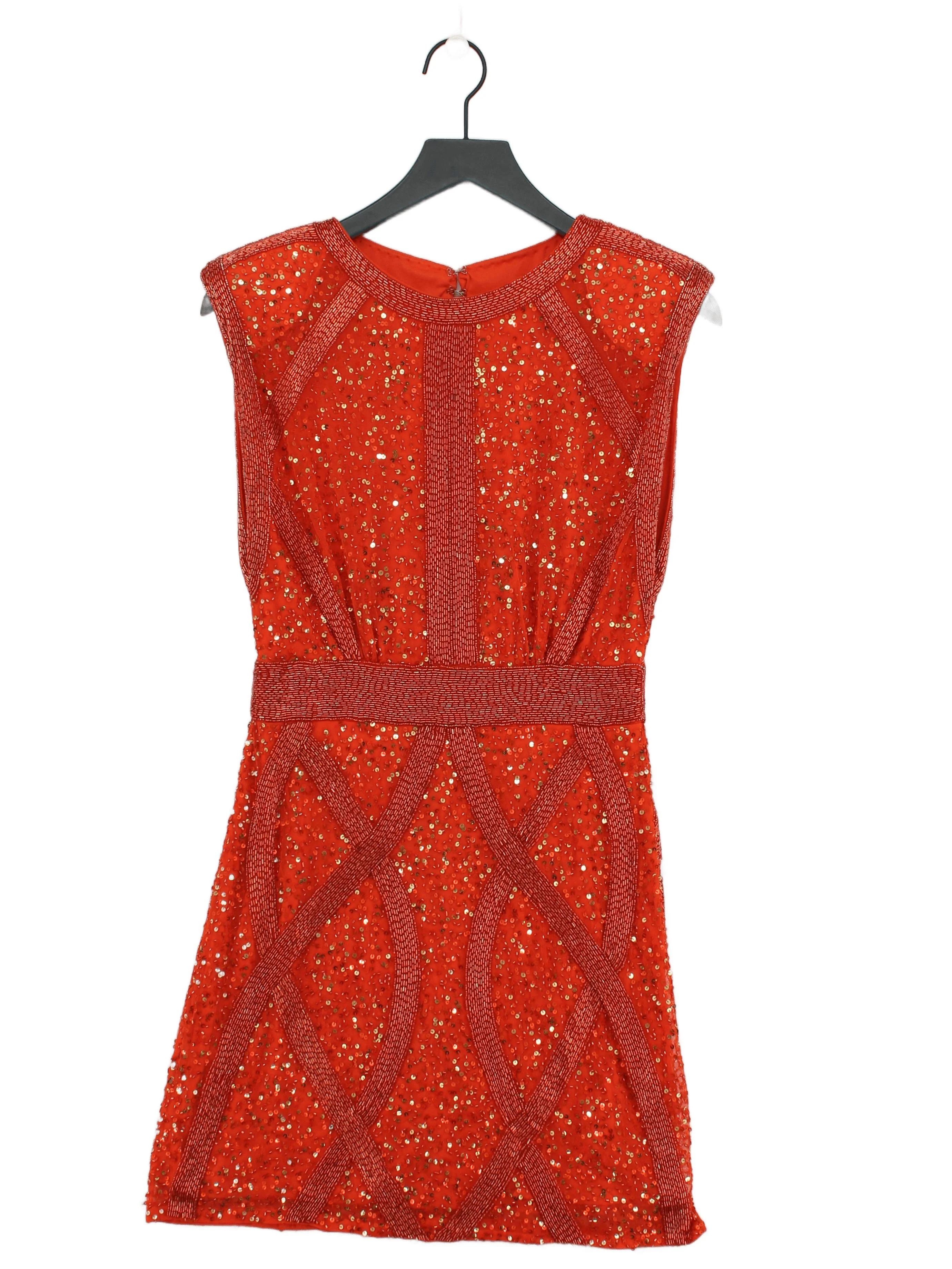 Karen Millen Mini Dress UK12 in Orange RRP £259