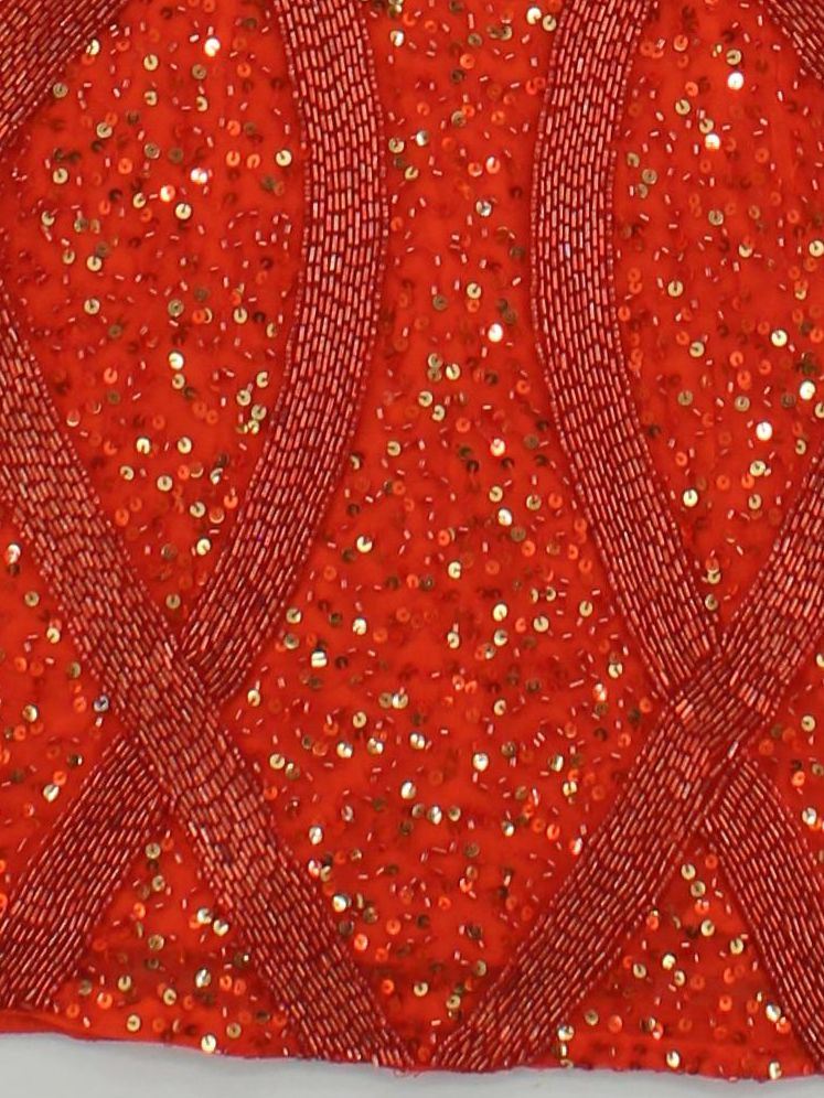Karen Millen Mini Dress UK12 in Orange RRP £259 - Image 4