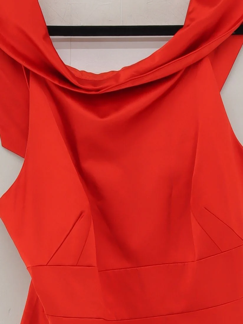 Karen Millen Mini Dress UK12 in Red - Image 3