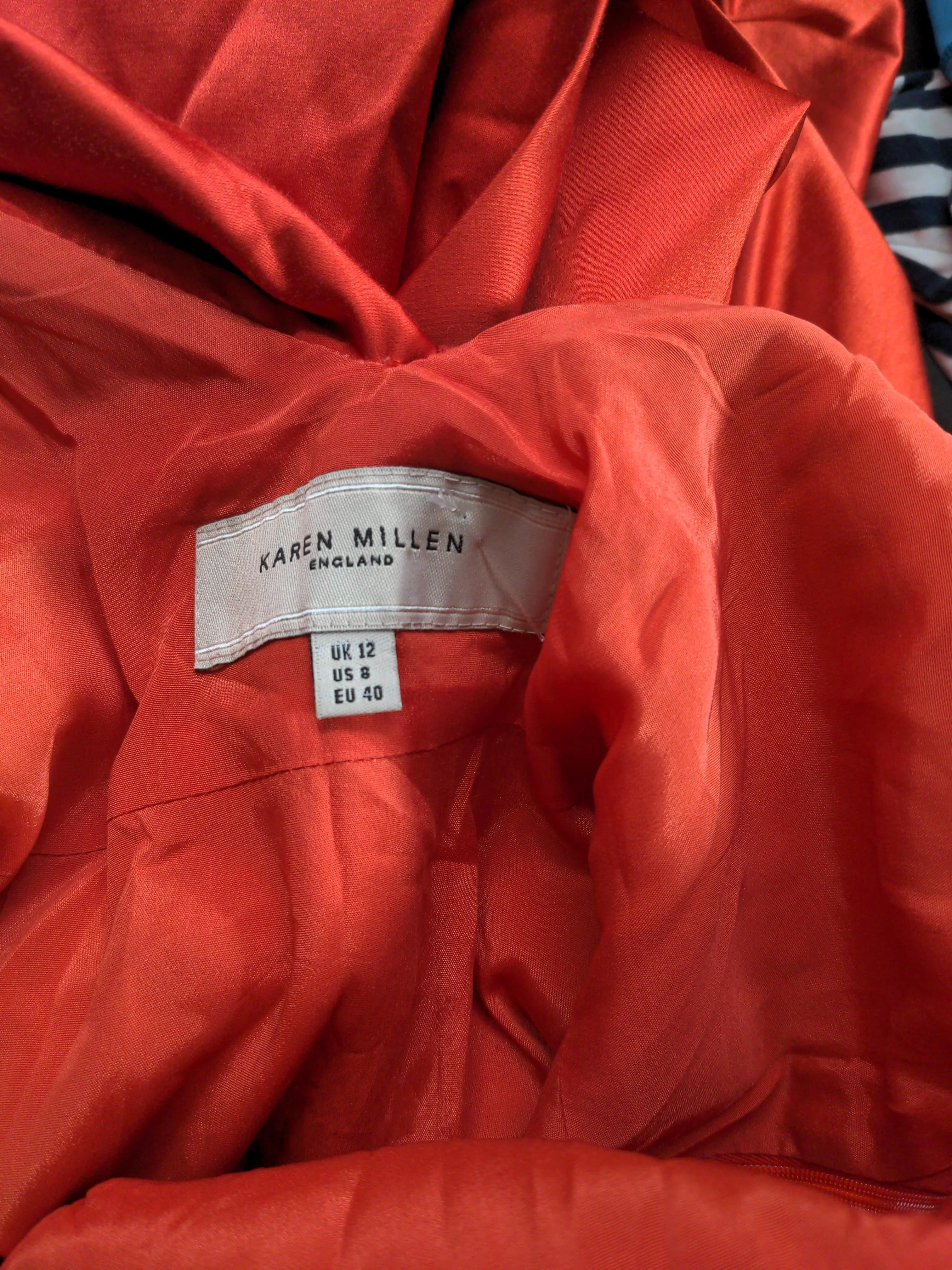 Karen Millen Mini Dress UK12 in Red - Image 5