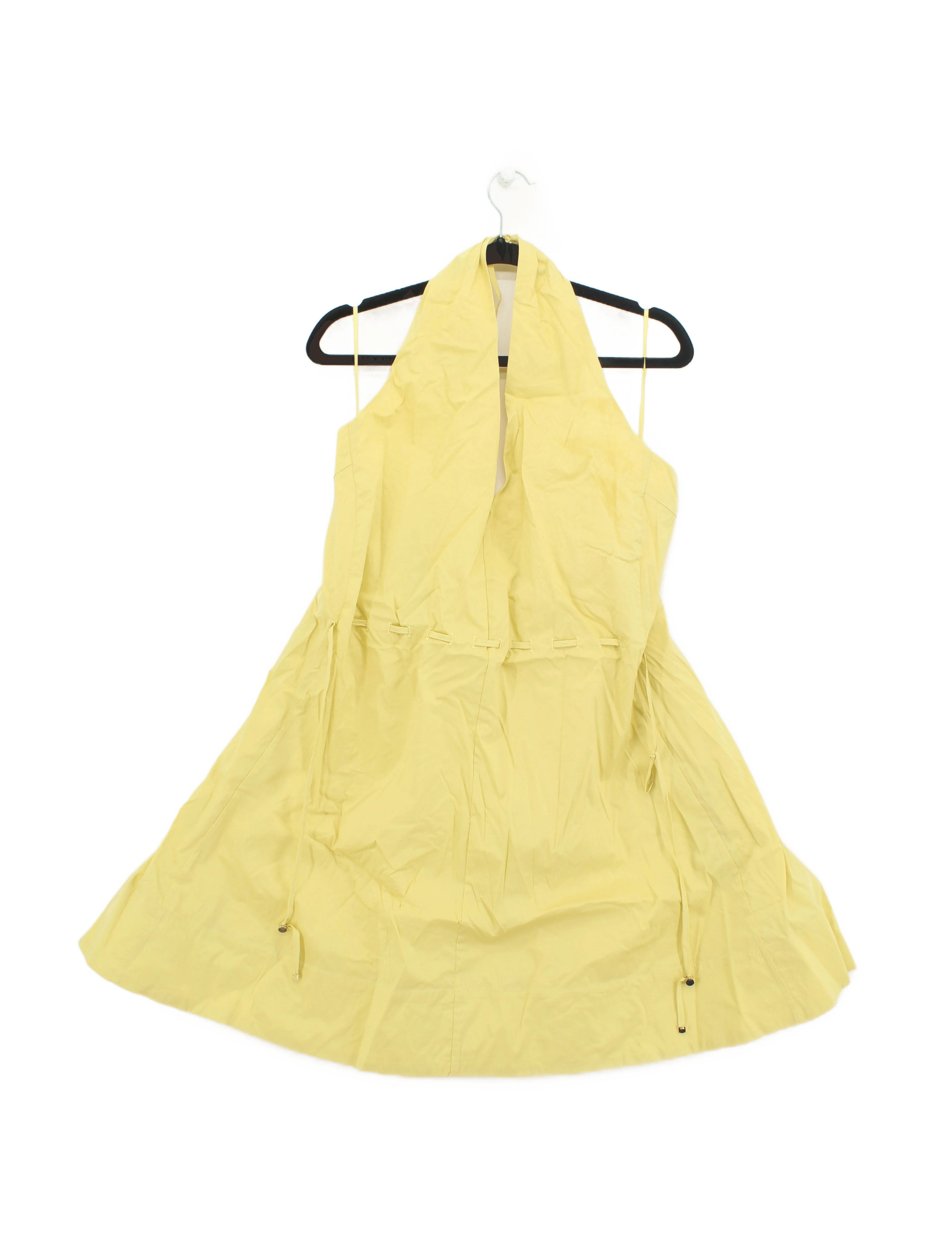Karen Millen Mini Dress UK12 in Yellow RRP £129