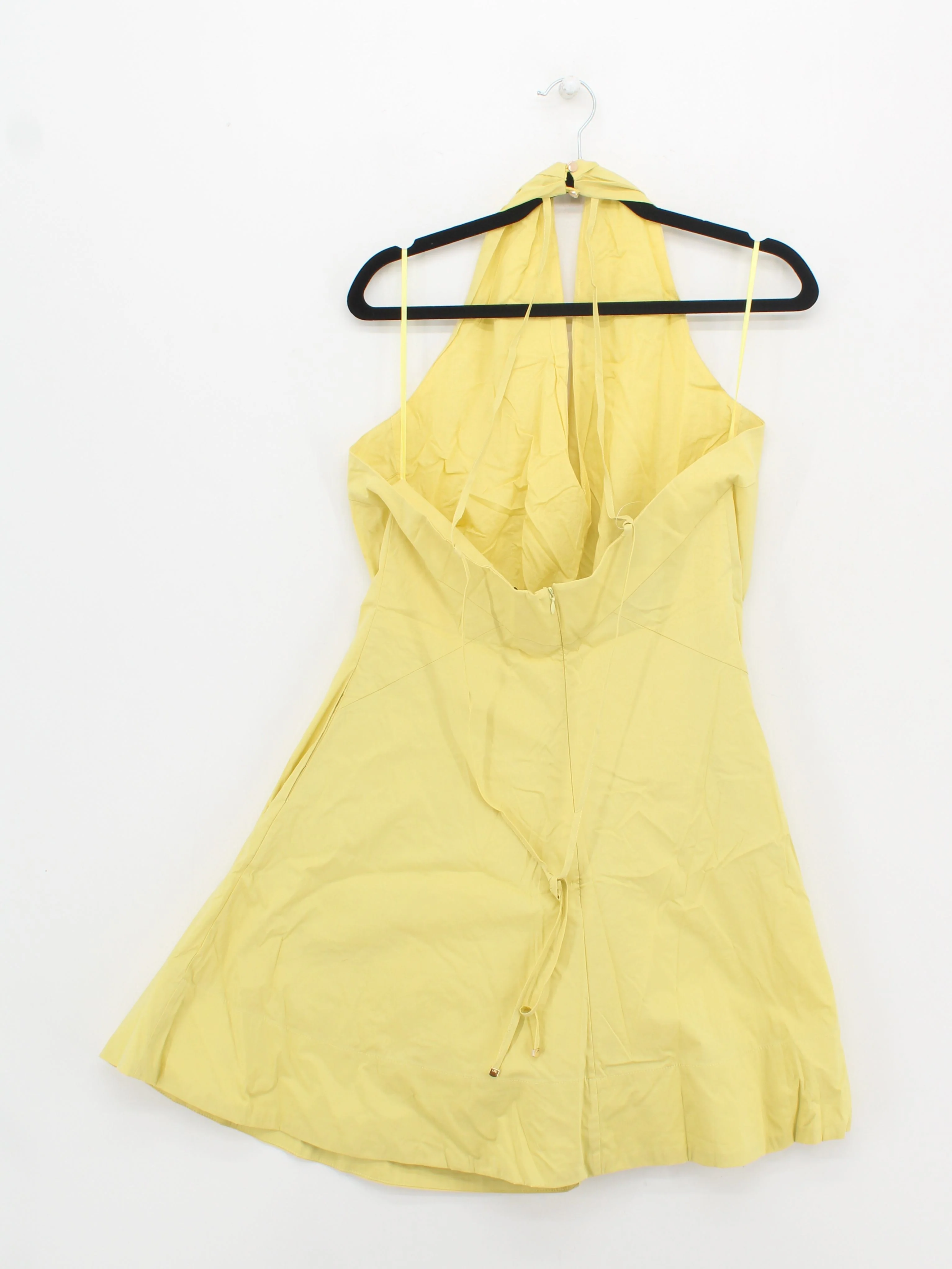 Karen Millen Mini Dress UK12 in Yellow RRP £129 - Image 2