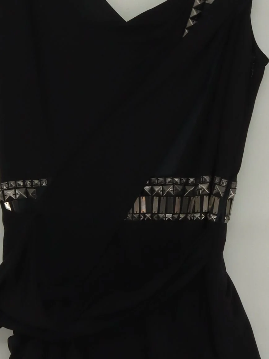 Karen Millen Mini Dress UK14 in Black - Image 3