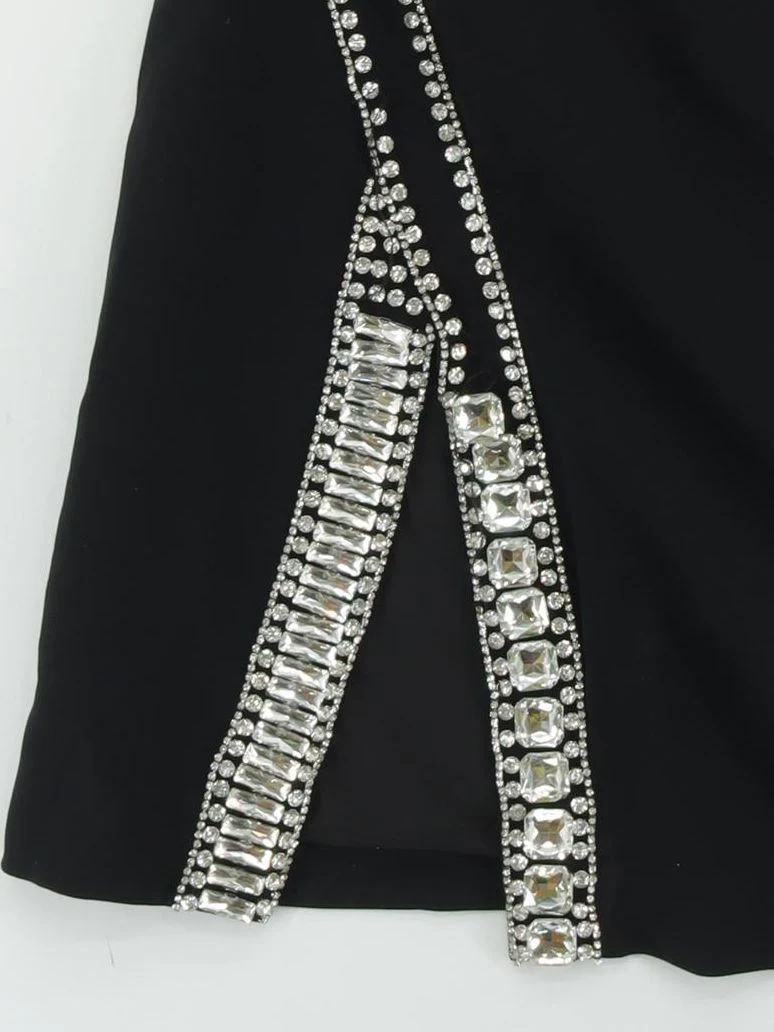 Karen Millen Mini Dress UK14 in Black RRP £239 - Image 4