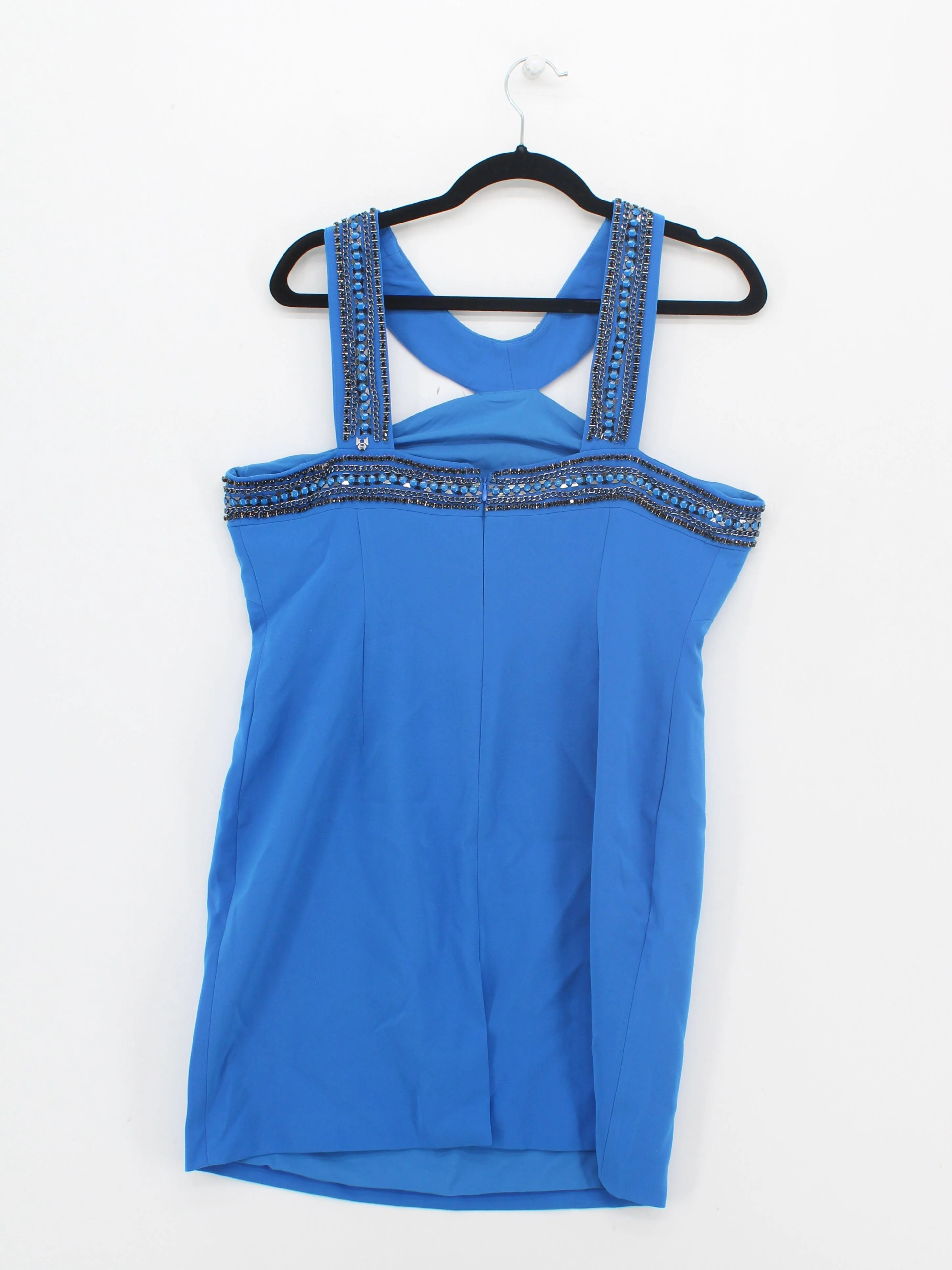 Karen Millen Mini Dress UK14 in Blue RRP £189 - Image 2