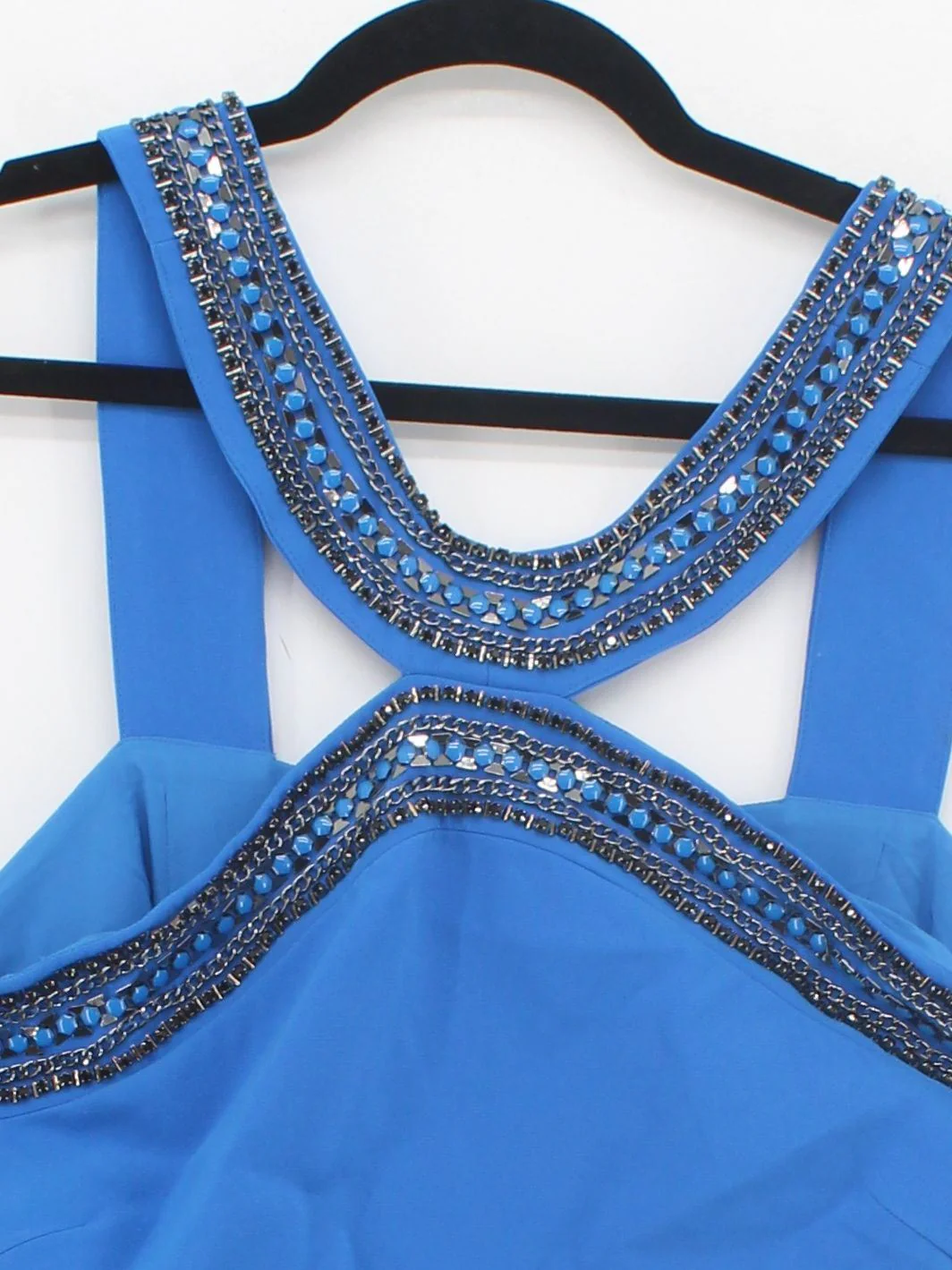 Karen Millen Mini Dress UK14 in Blue RRP £189 - Image 3