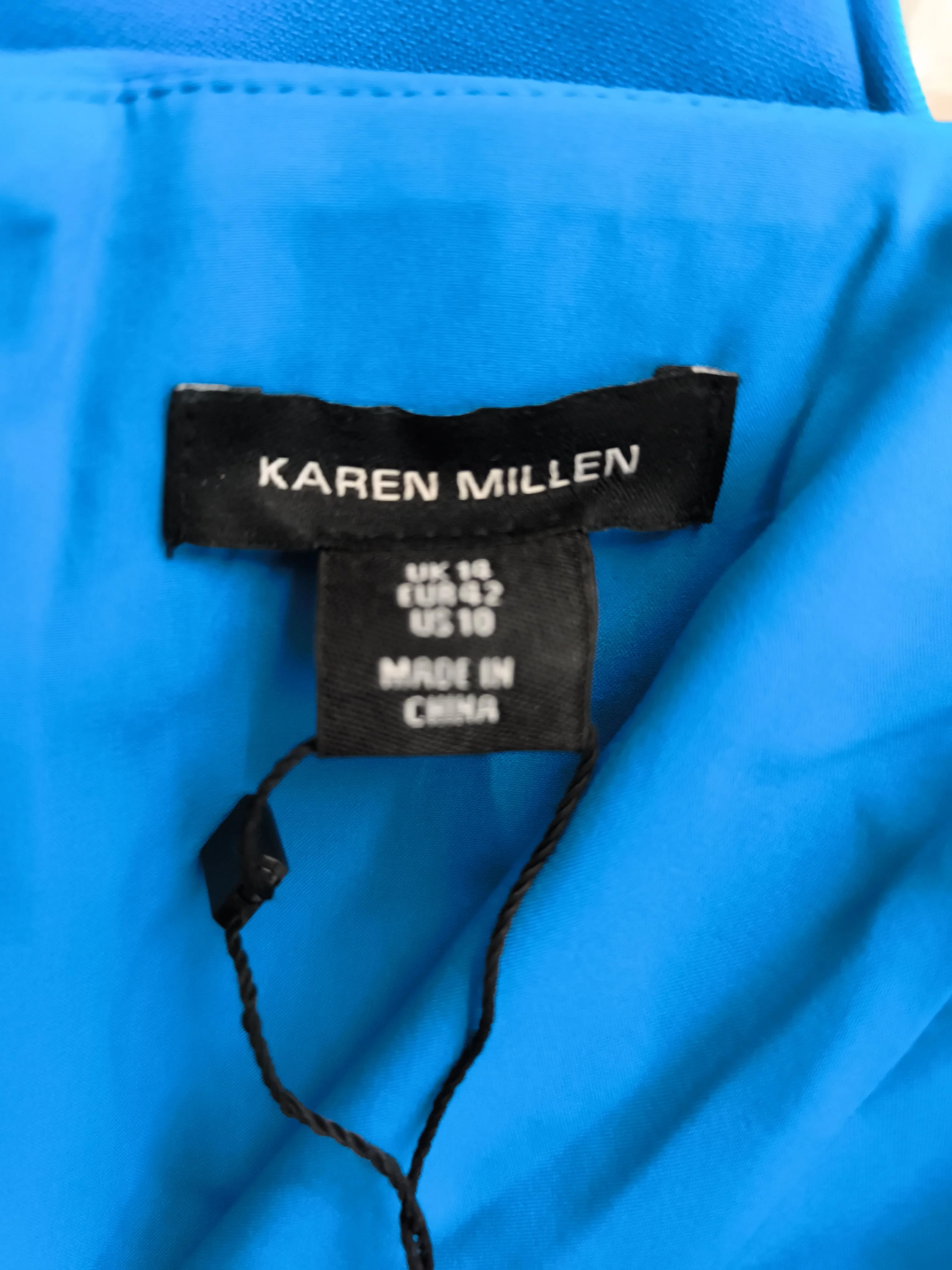Karen Millen Mini Dress UK14 in Blue RRP £189 - Image 6