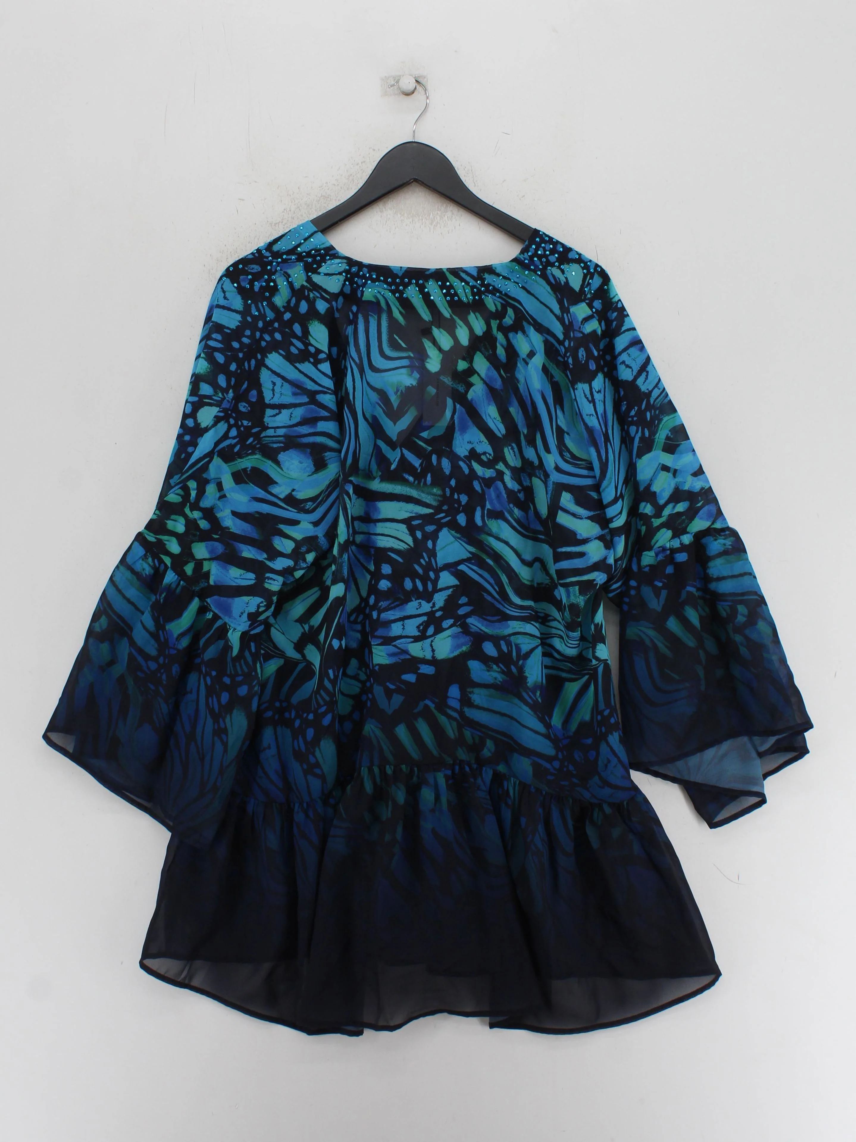 Karen Millen Mini Dress UK14 in Blue RRP £75 - Image 2
