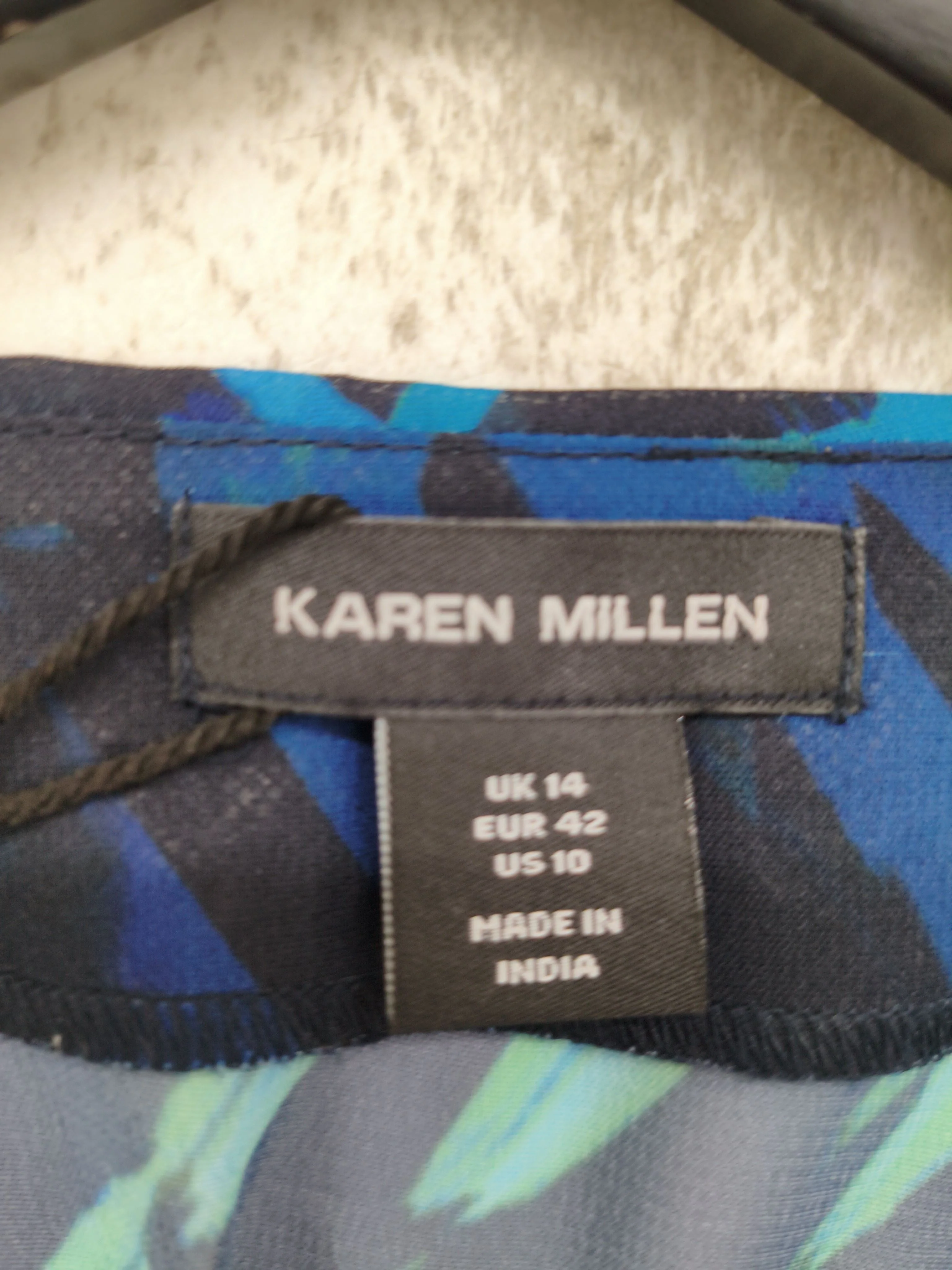 Karen Millen Mini Dress UK14 in Blue RRP £75 - Image 6