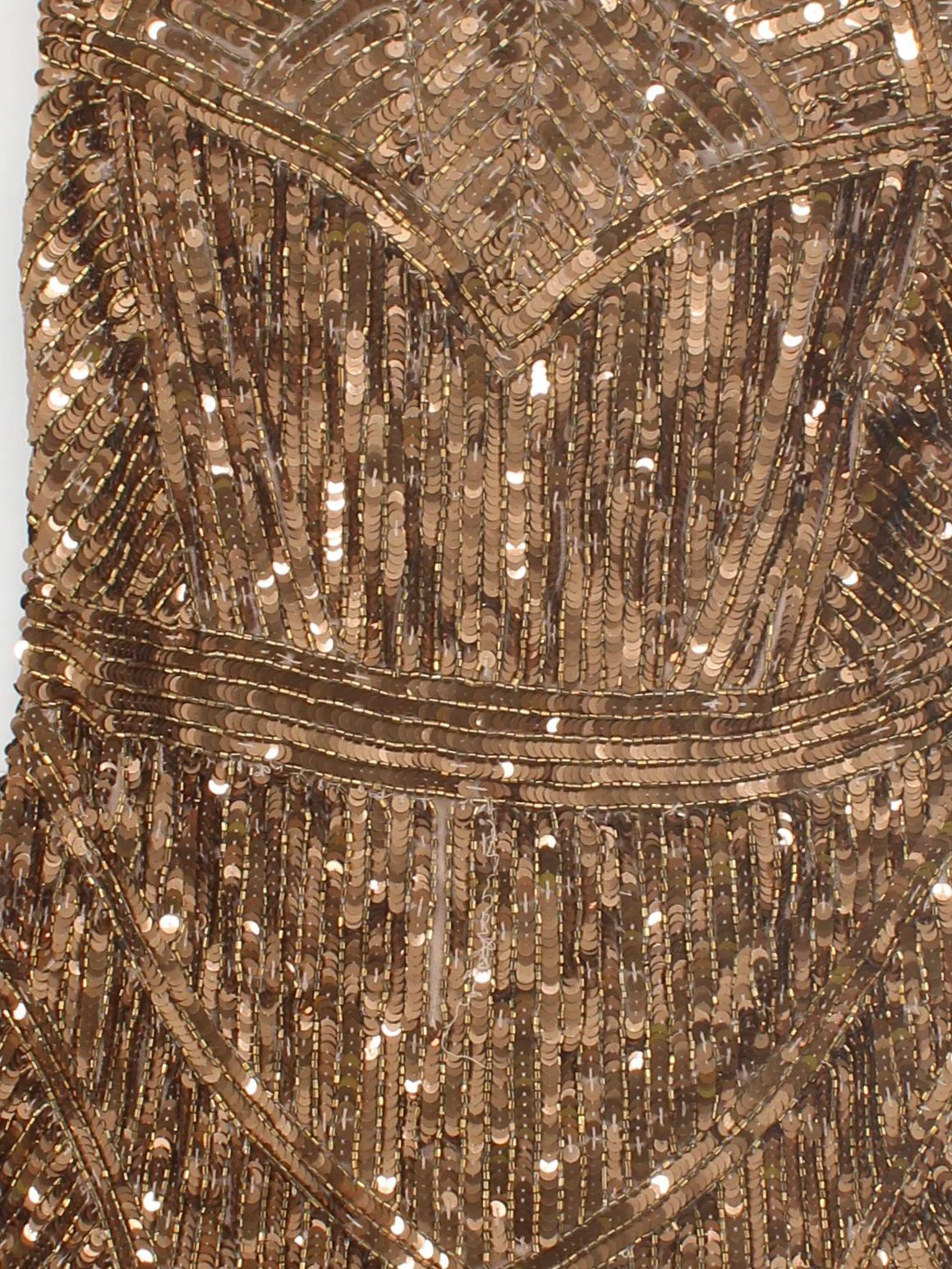 Karen Millen Mini Dress UK14 in Gold RRP £329 - Image 3