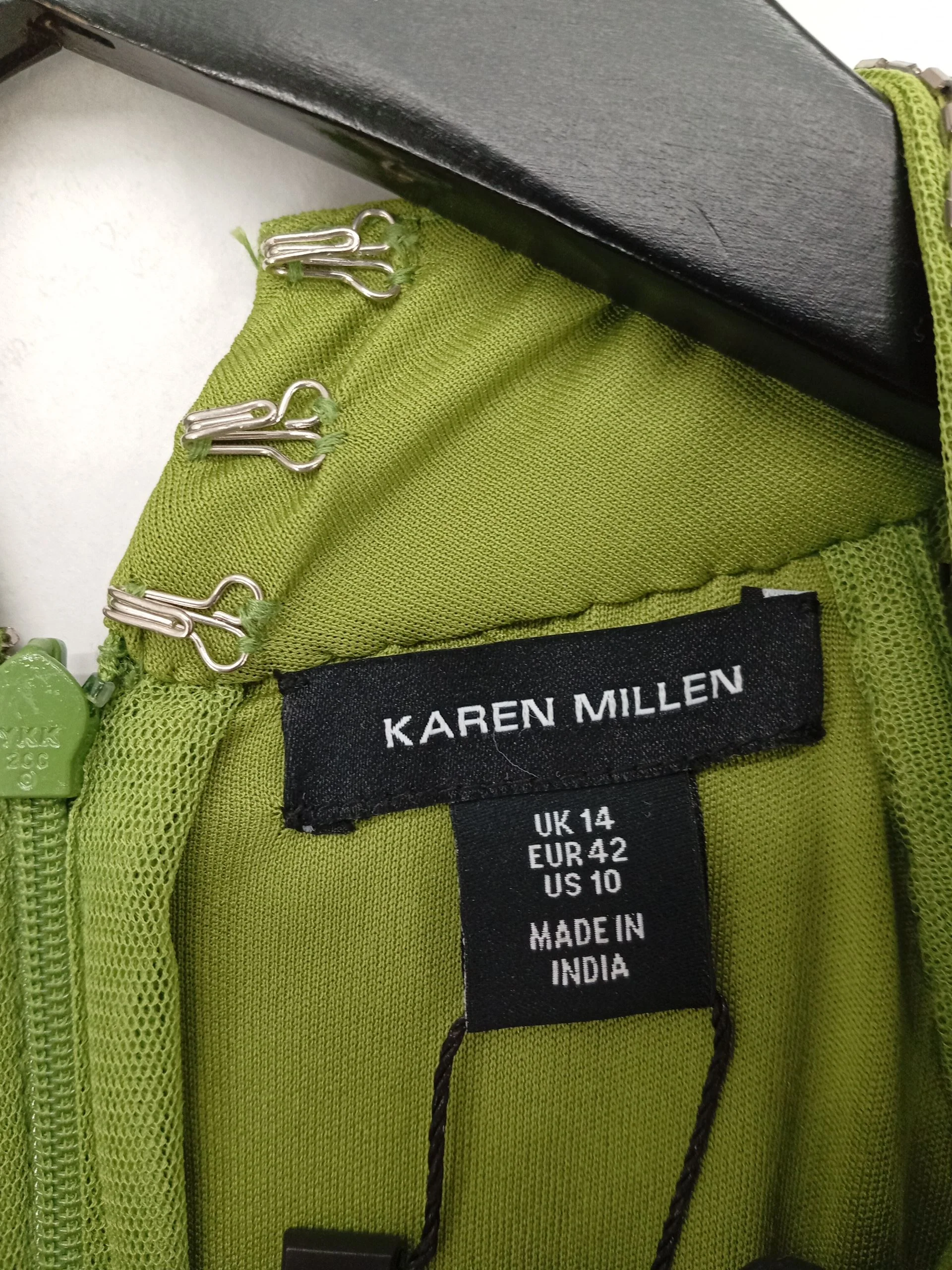 Karen Millen Mini Dress UK14 in Green RRP £359 - Image 6