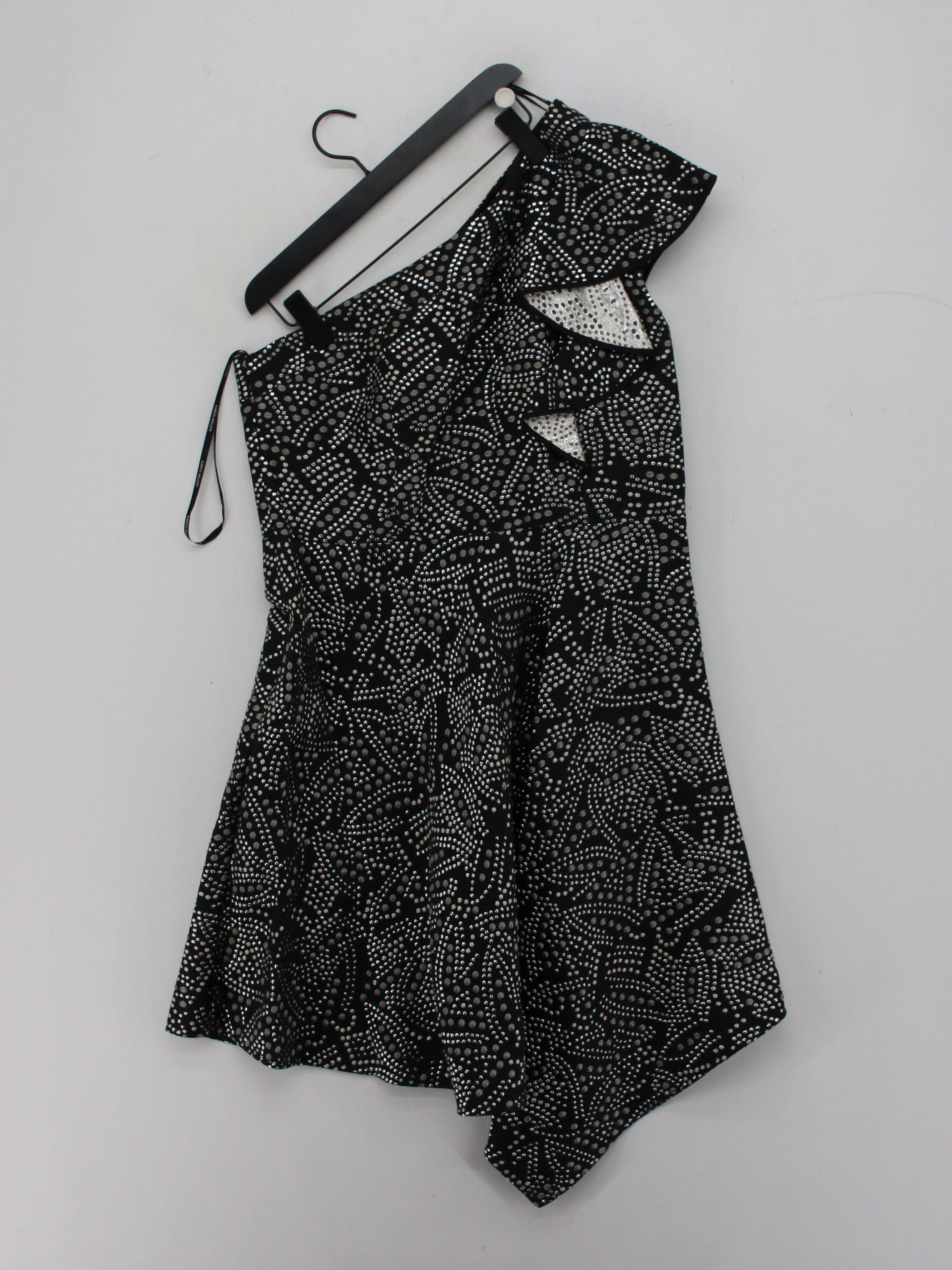 Karen Millen Mini Dress UK16 in Black - Image 2